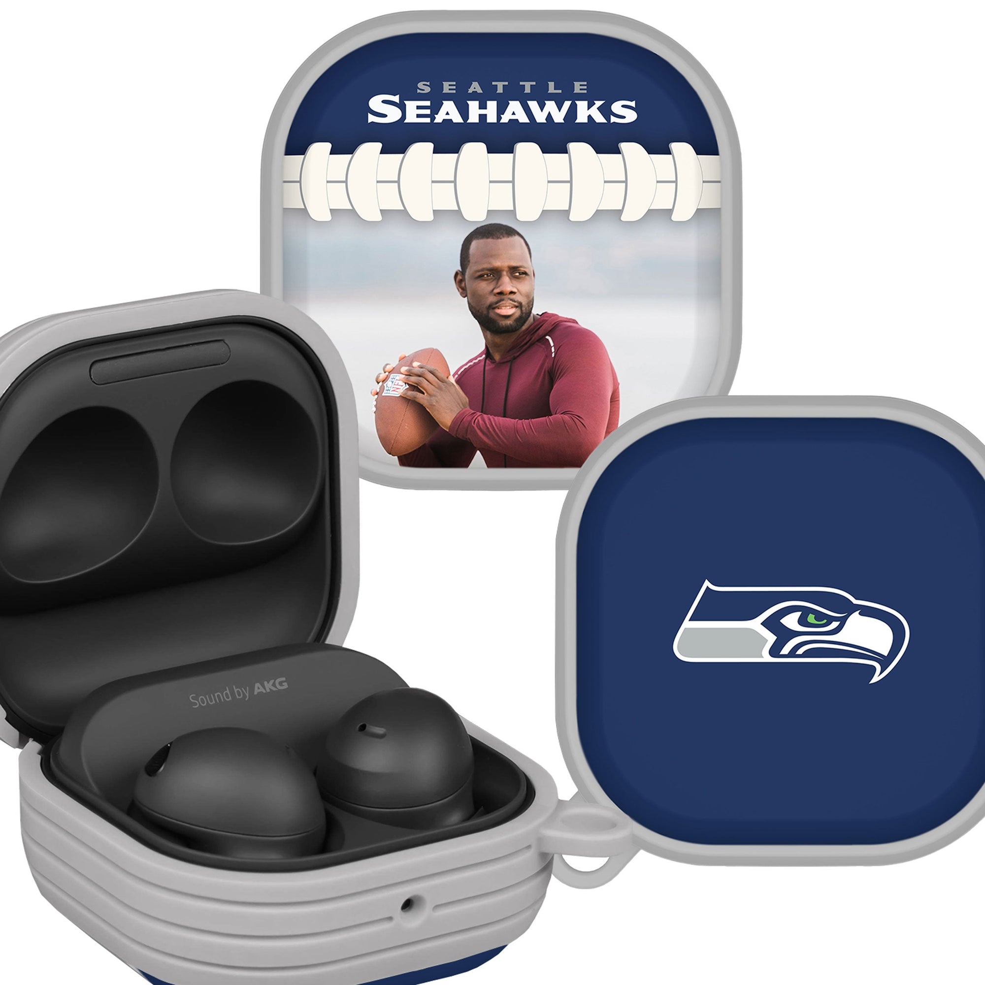 Seattle Seahawks Custom Photo HDX Samsung Galaxy Buds Pro Case Cover