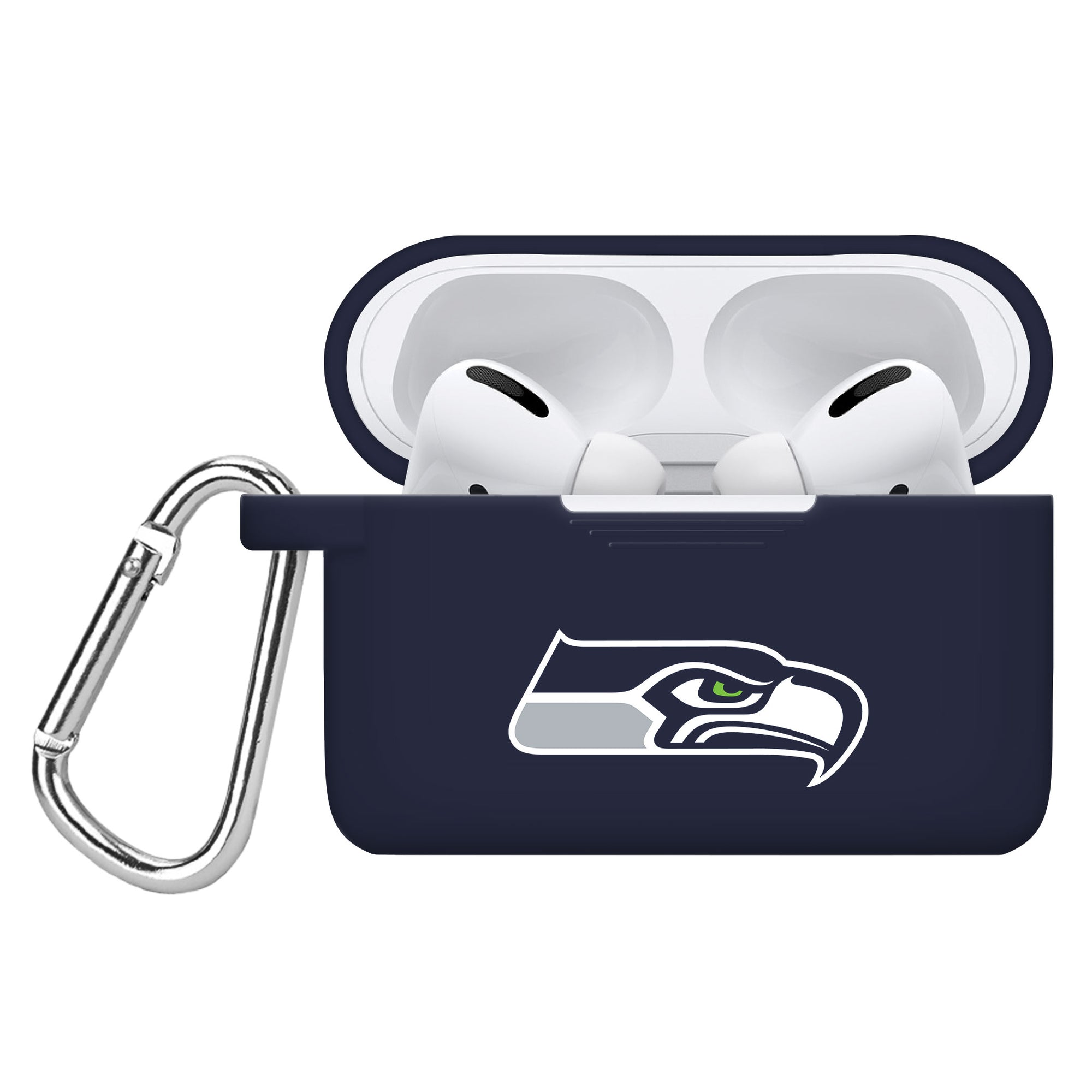 Game Time Seattle Seahawks Silicone Cover for Apple AirPods Pro