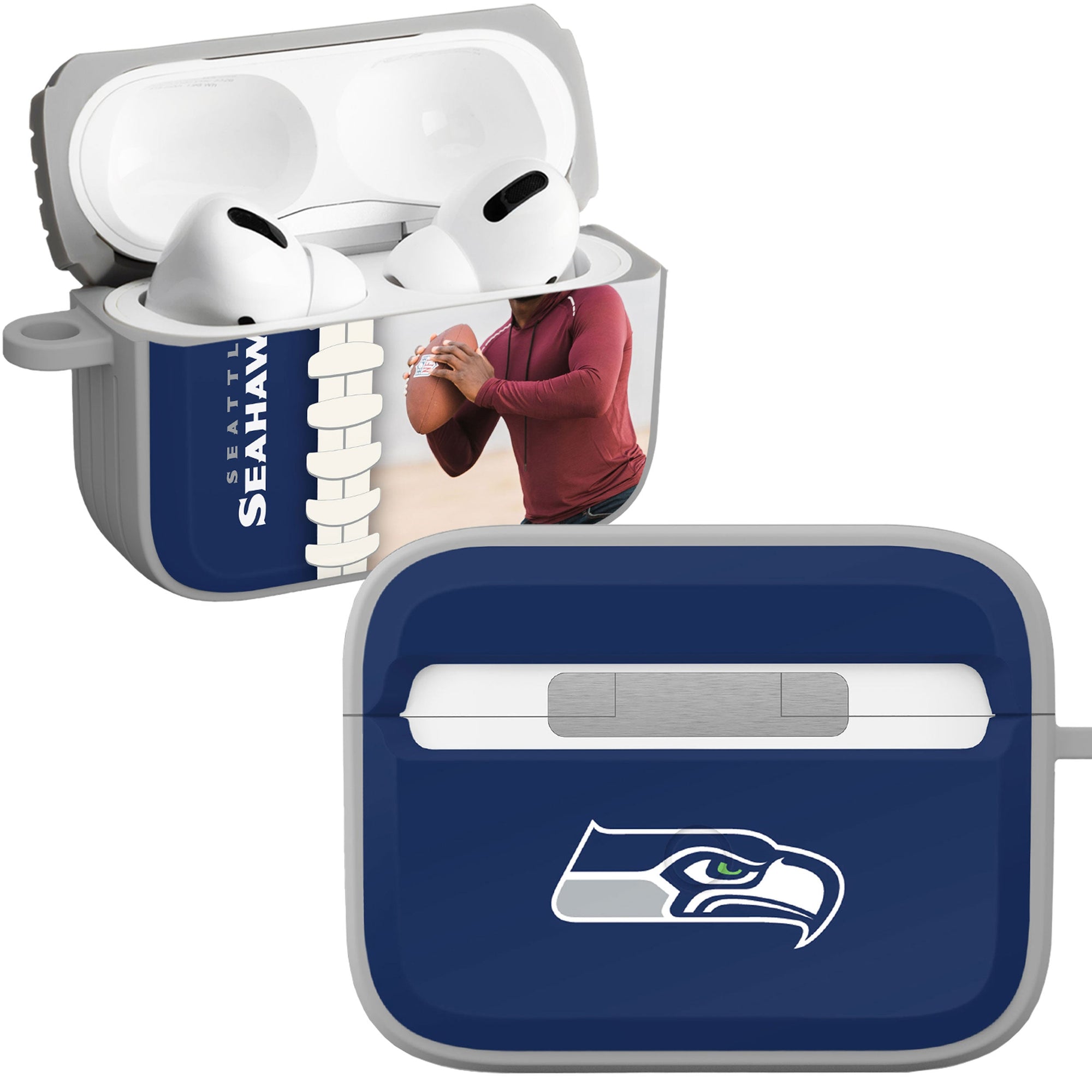 Seattle Seahawks Custom Photo HDX Apple AirPods Pro Case Cover