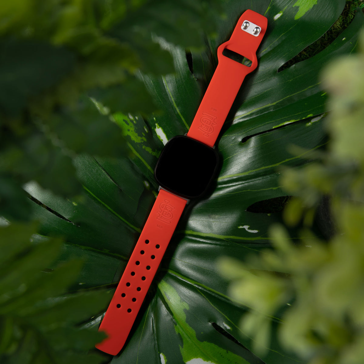 Game Time St. Louis Cardinals Engraved Silicone Sport Fitbit Watch Band