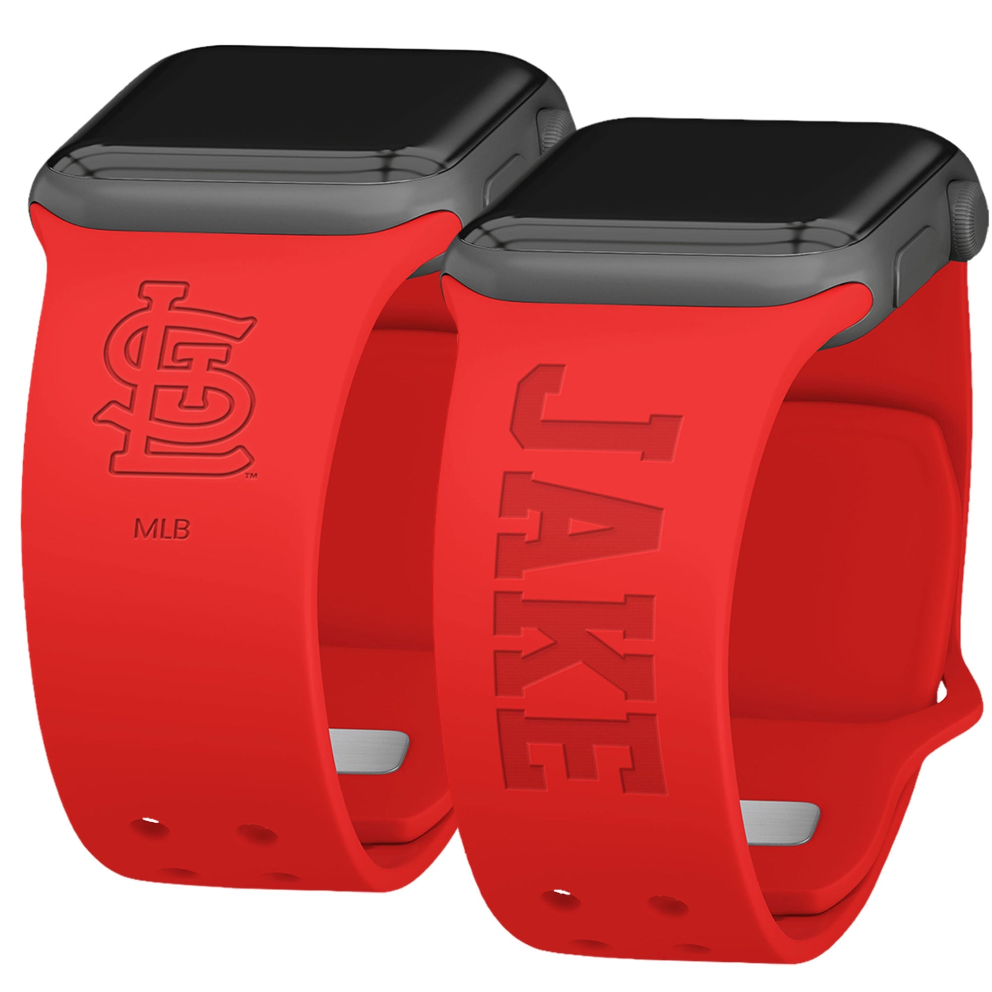 St Louis Cardinals Custom Engraved Apple Watch Band