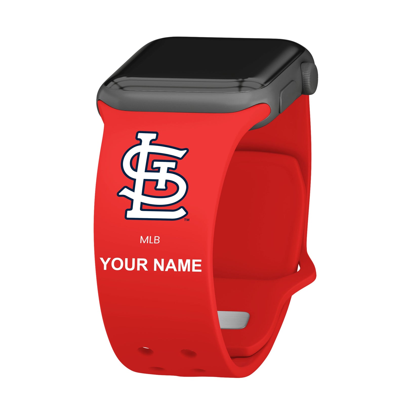 St. Louis Cardinals HD Custom Name Apple Watch Band