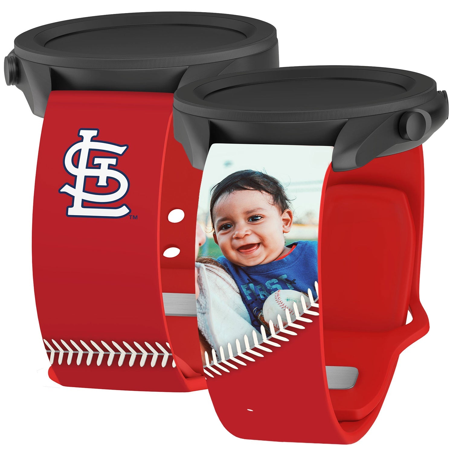 St Louis Cardinals Custom Photo HD Samsung Galaxy Watch Band