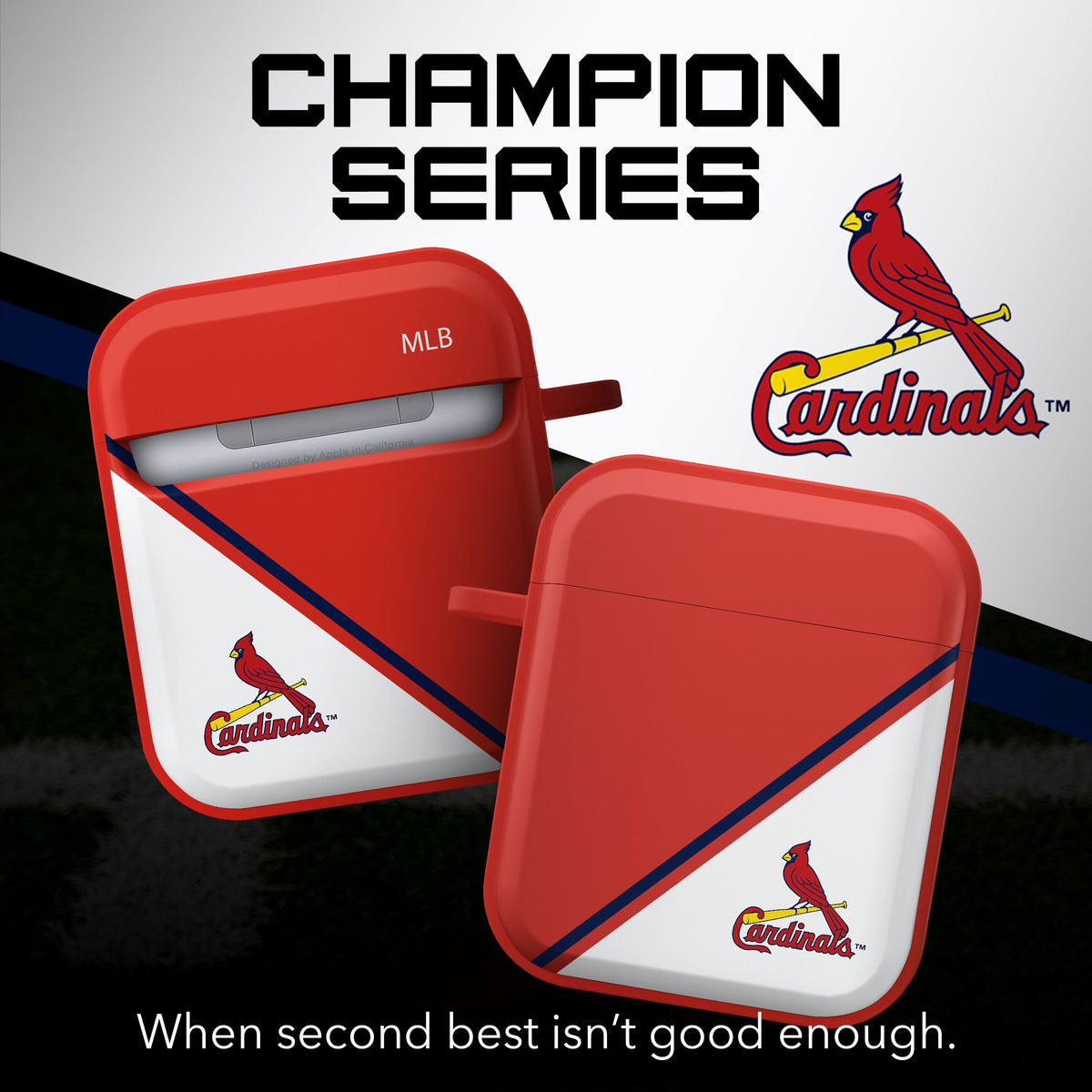 St Louis Cardinals HDX Champion Series Apple AirPods Gen 1 &amp; 2 Case Cover