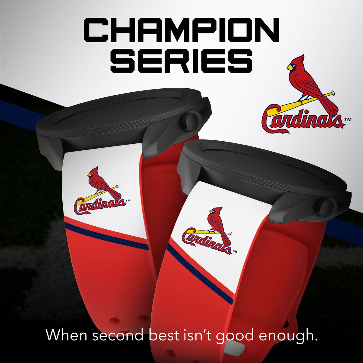 St Louis Cardinals HD Champion Series Samsung Galaxy Watch Band
