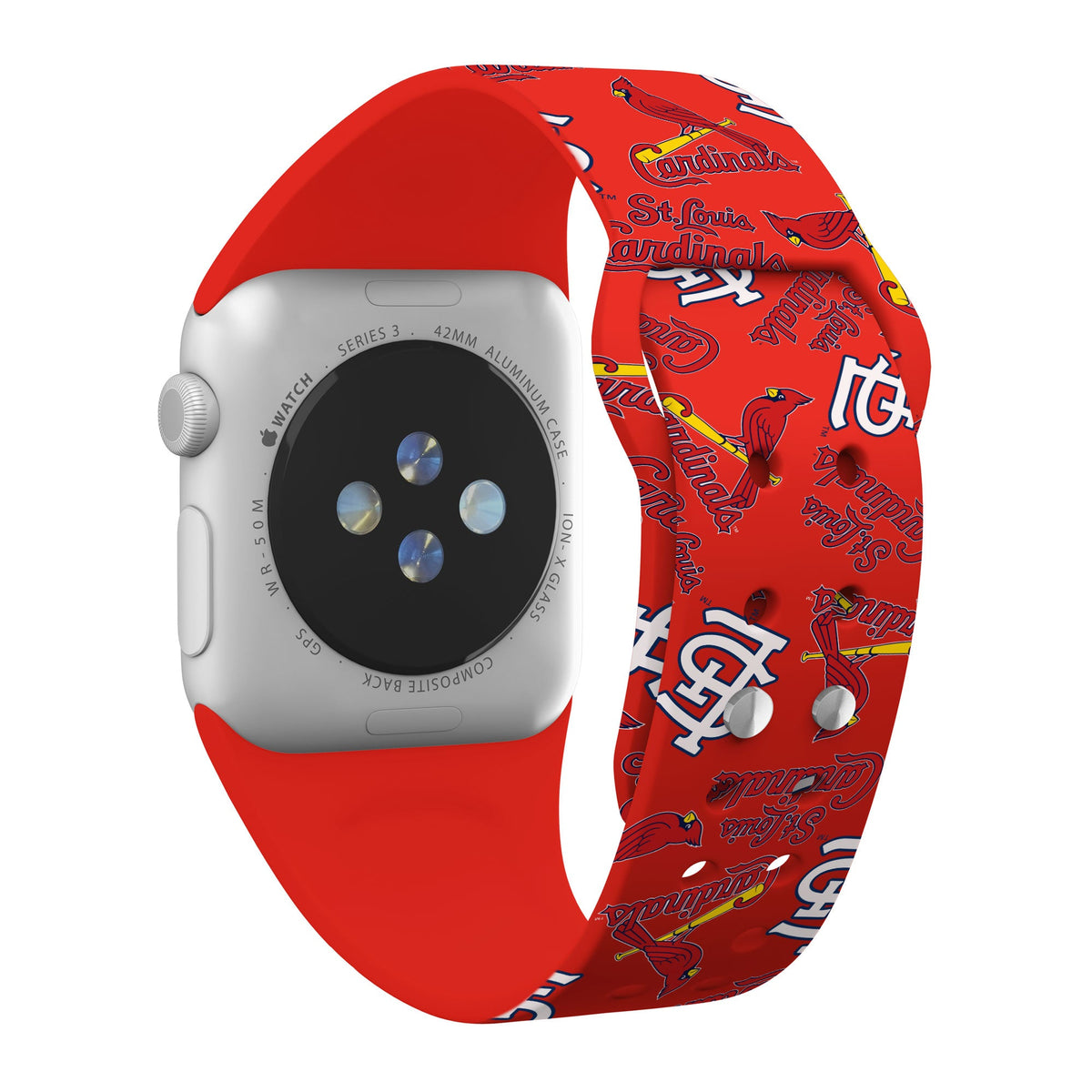 St. Louis Cardinals HD Apple Watch Band