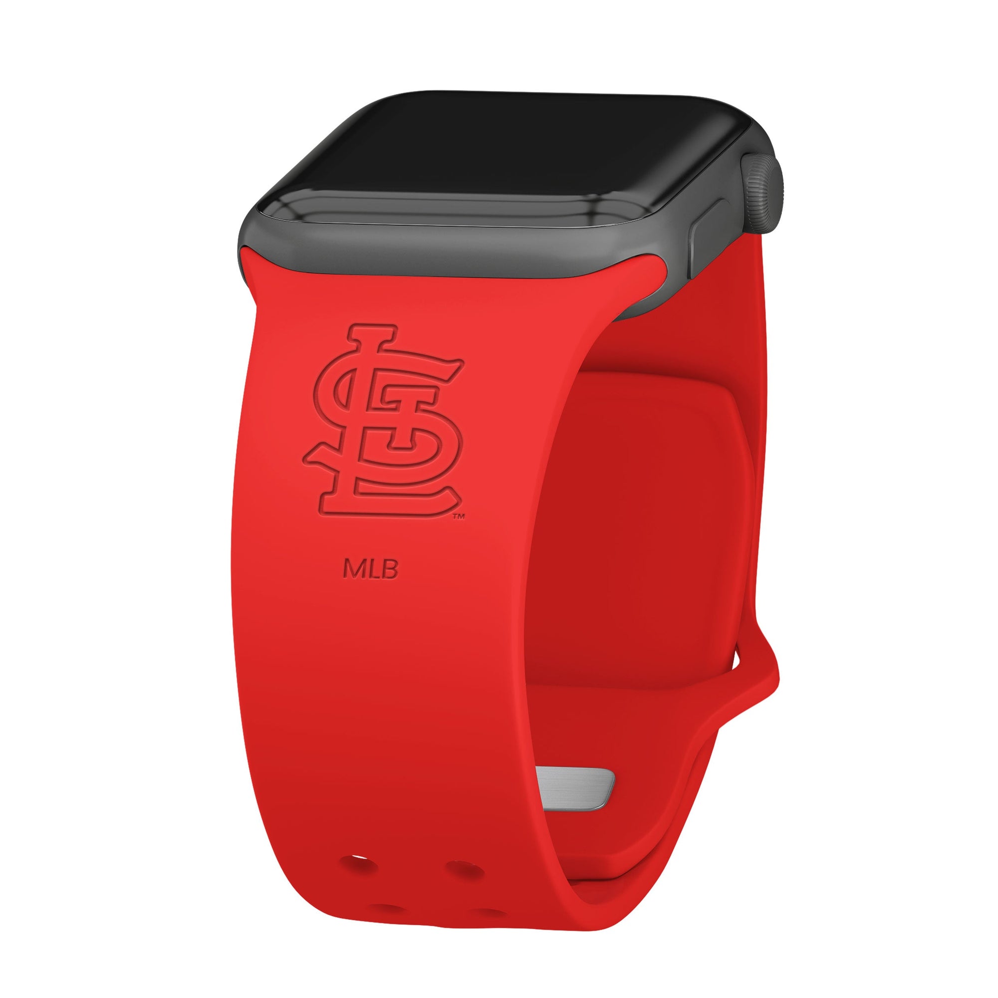 Game Time St. Louis Cardinals Engraved Apple Watch Band