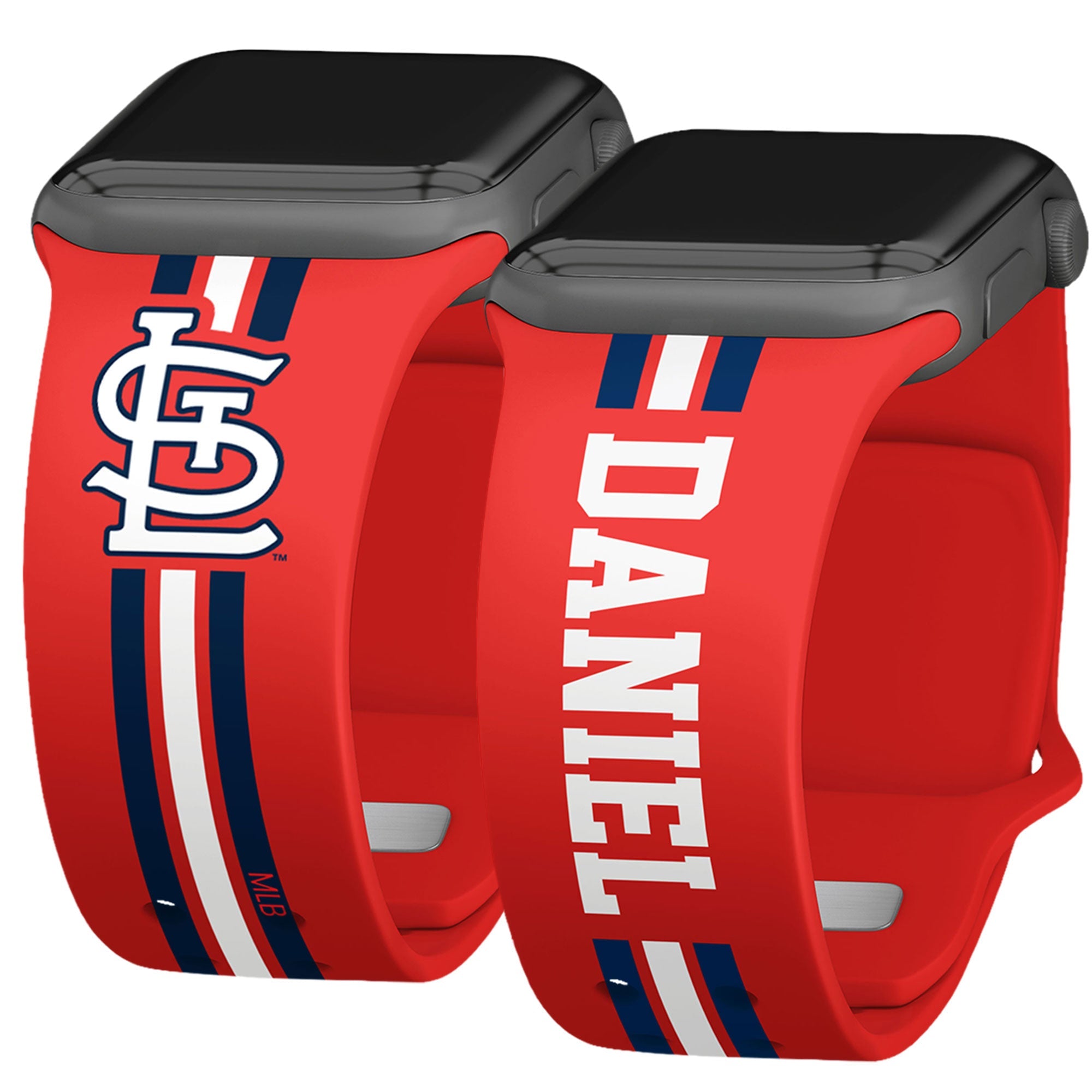 St Louis Cardinals Custom Name HD Apple Watch Band