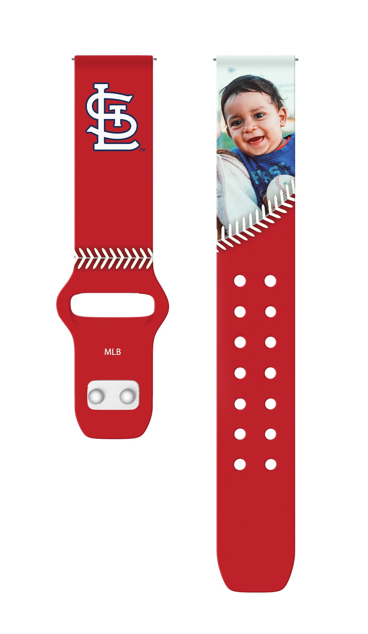 St Louis Cardinals Custom Photo HD Samsung Galaxy Watch Band