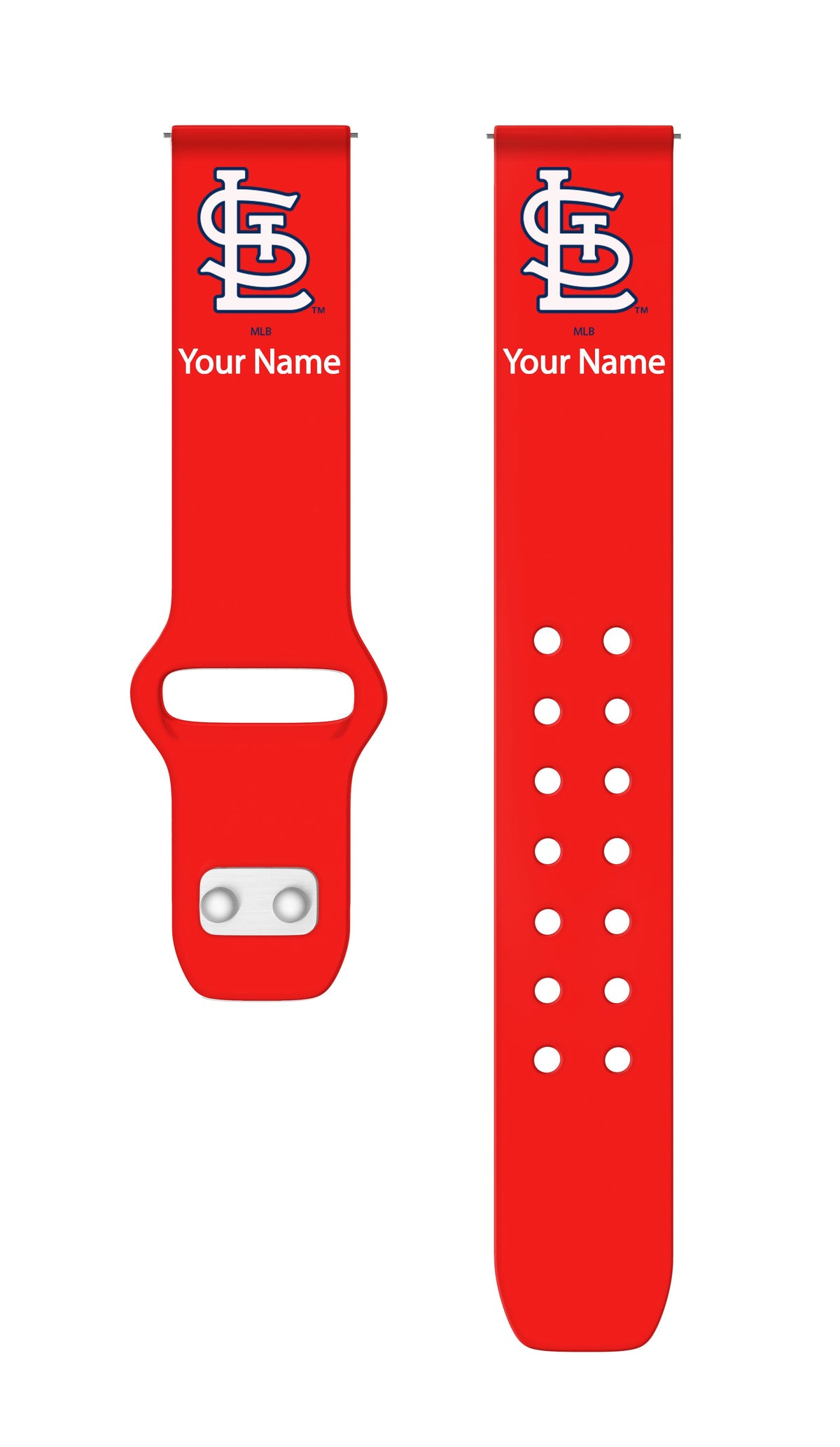 St. Louis Cardinals HD Custom Name Watch Band Compatible with Samsung Galaxy Watch and more