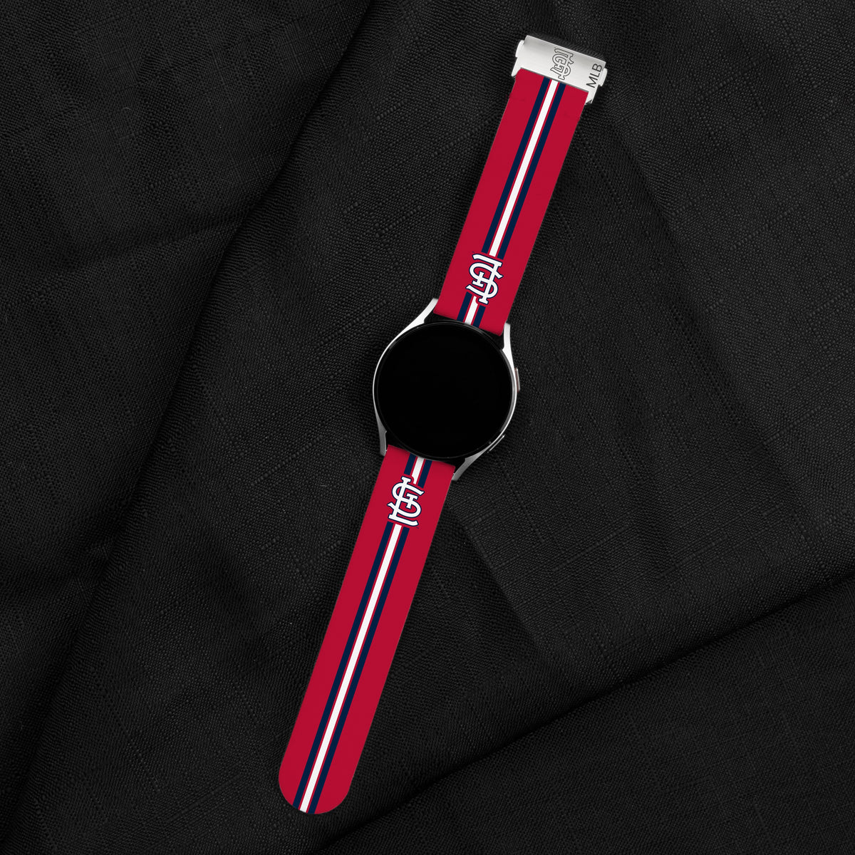 Game Time St. Louis Cardinals Signature Series Quick Change Watch Band With Engraved Buckle