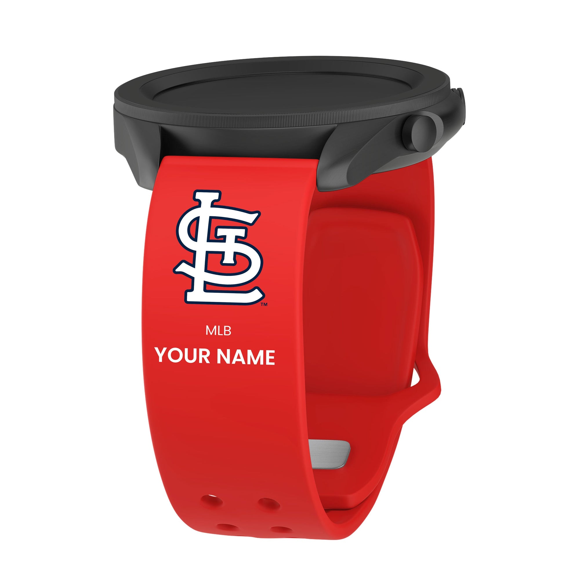 St. Louis Cardinals HD Custom Name Watch Band Compatible with Samsung Galaxy Watch and more