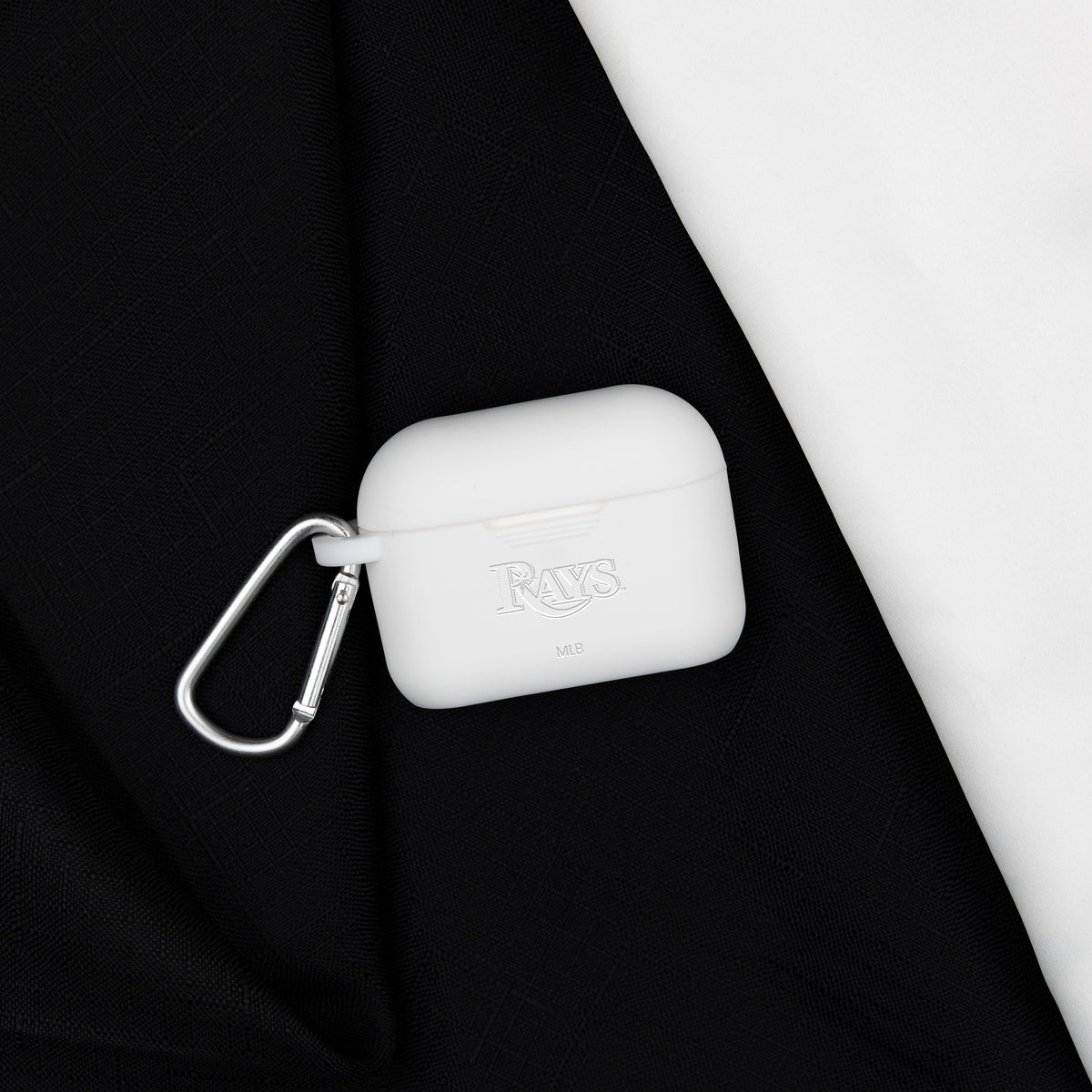 Game Time Tampa Bay Rays Engraved Silicone AirPods Pro Case Cover