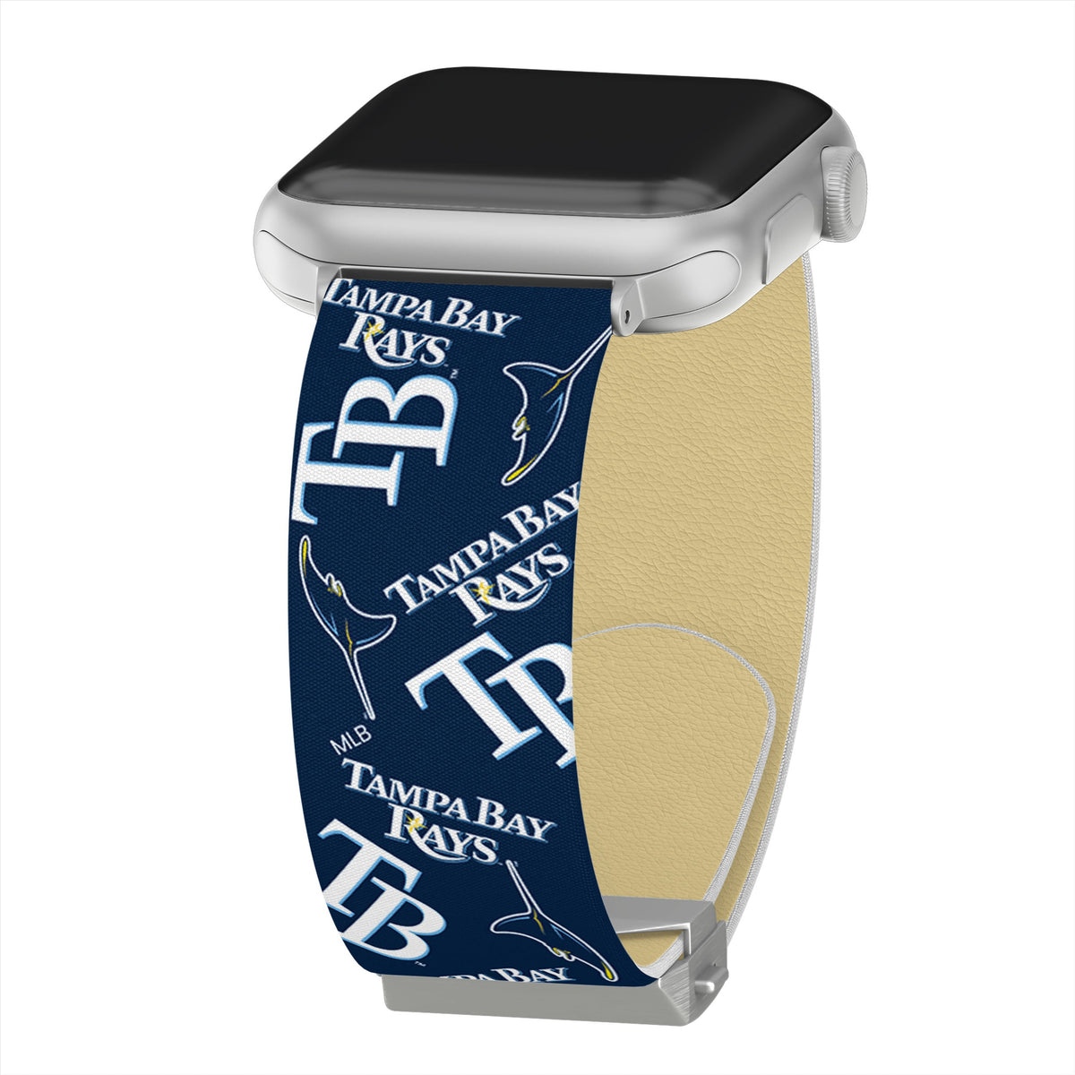 Game Time Tampa Bay Rays Signature Series Apple Watch Band With Engraved Buckle