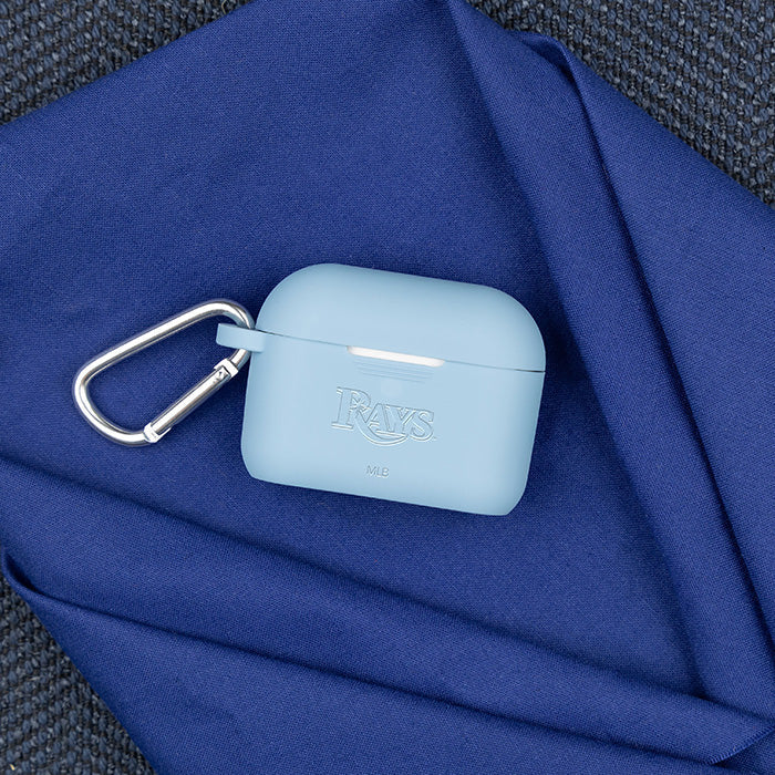 Game Time Tampa Bay Rays Engraved Silicone AirPods Pro Case Cover
