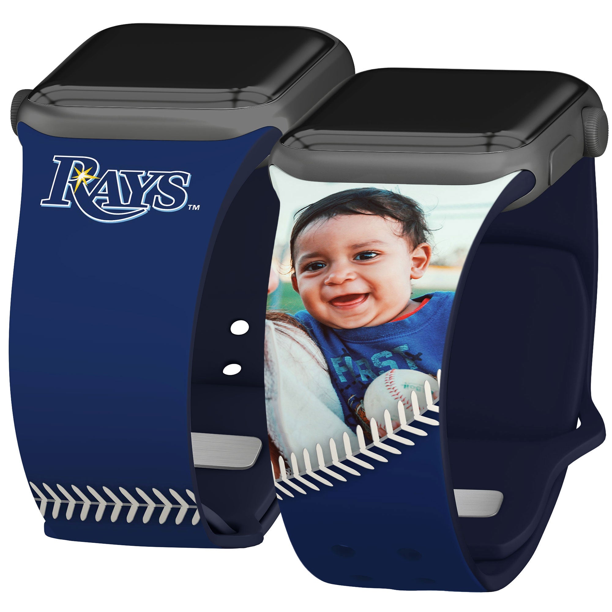 Tampa Bay Rays Custom Photo HD Apple Watch Band