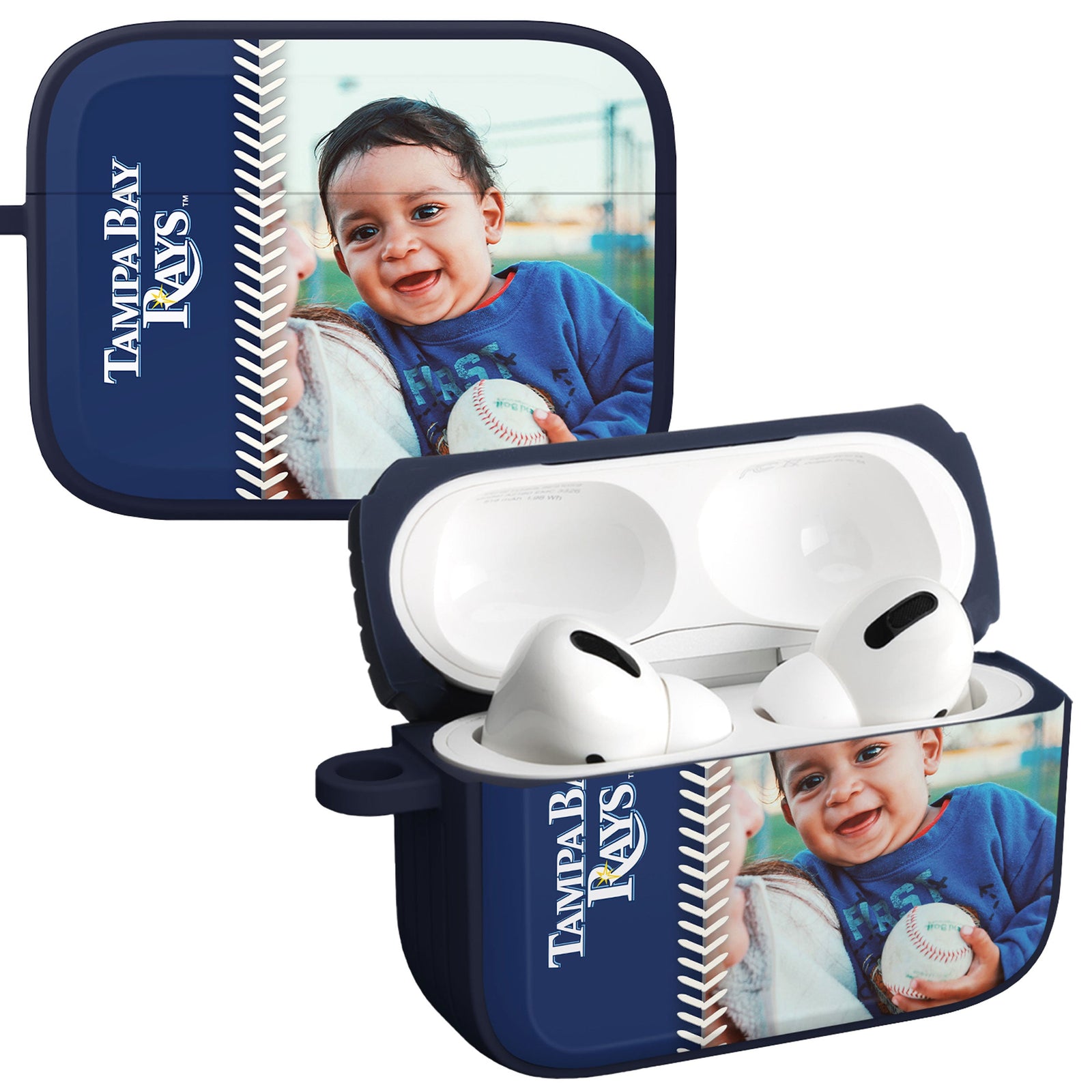 Tampa Bay Rays Custom Photo HDX Apple AirPods Pro Case Cover