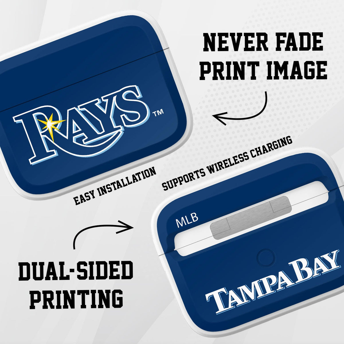 Tampa Bay Rays HDX Apple AirPods Pro Cover