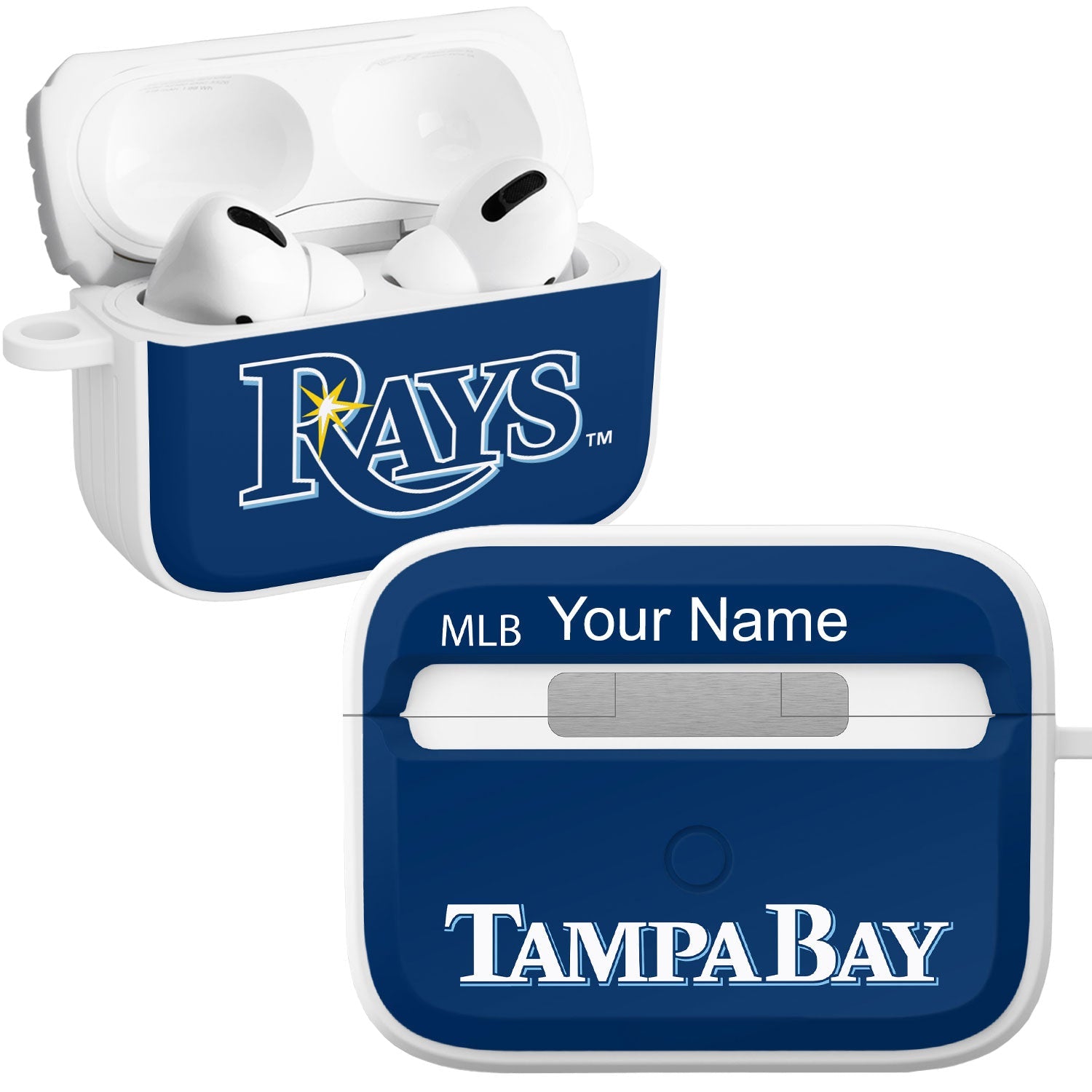 Tampa Bay Rays Custom HDX Apple AirPods Pro Cover (Classic)