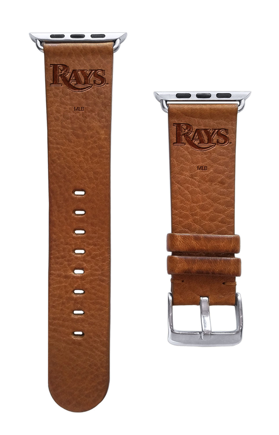 Tampa Bay Rays Leather Band Compatible with Apple Watch - Game Time