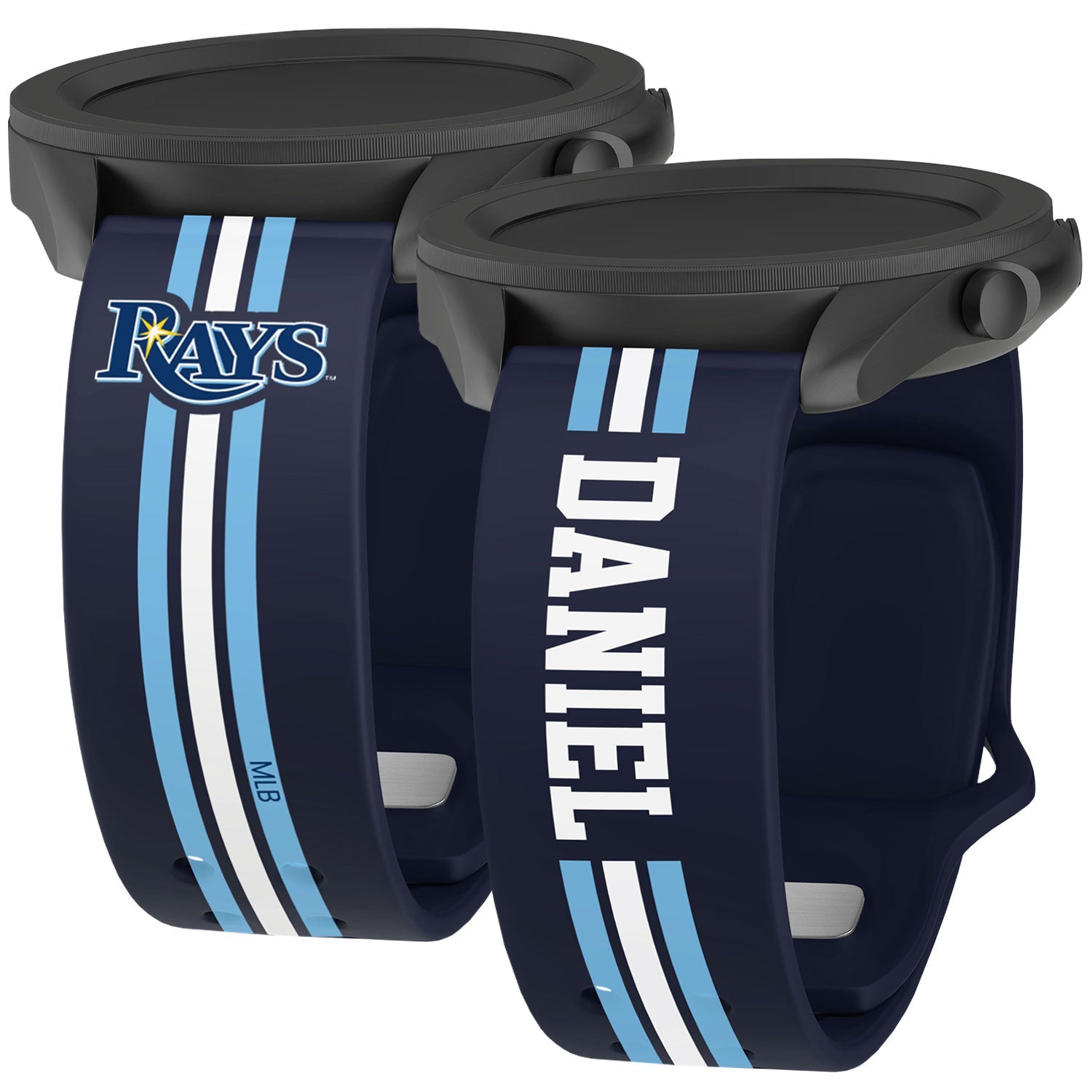 Tampa Bay Rays Custom Name HD Quick Change Watch Band