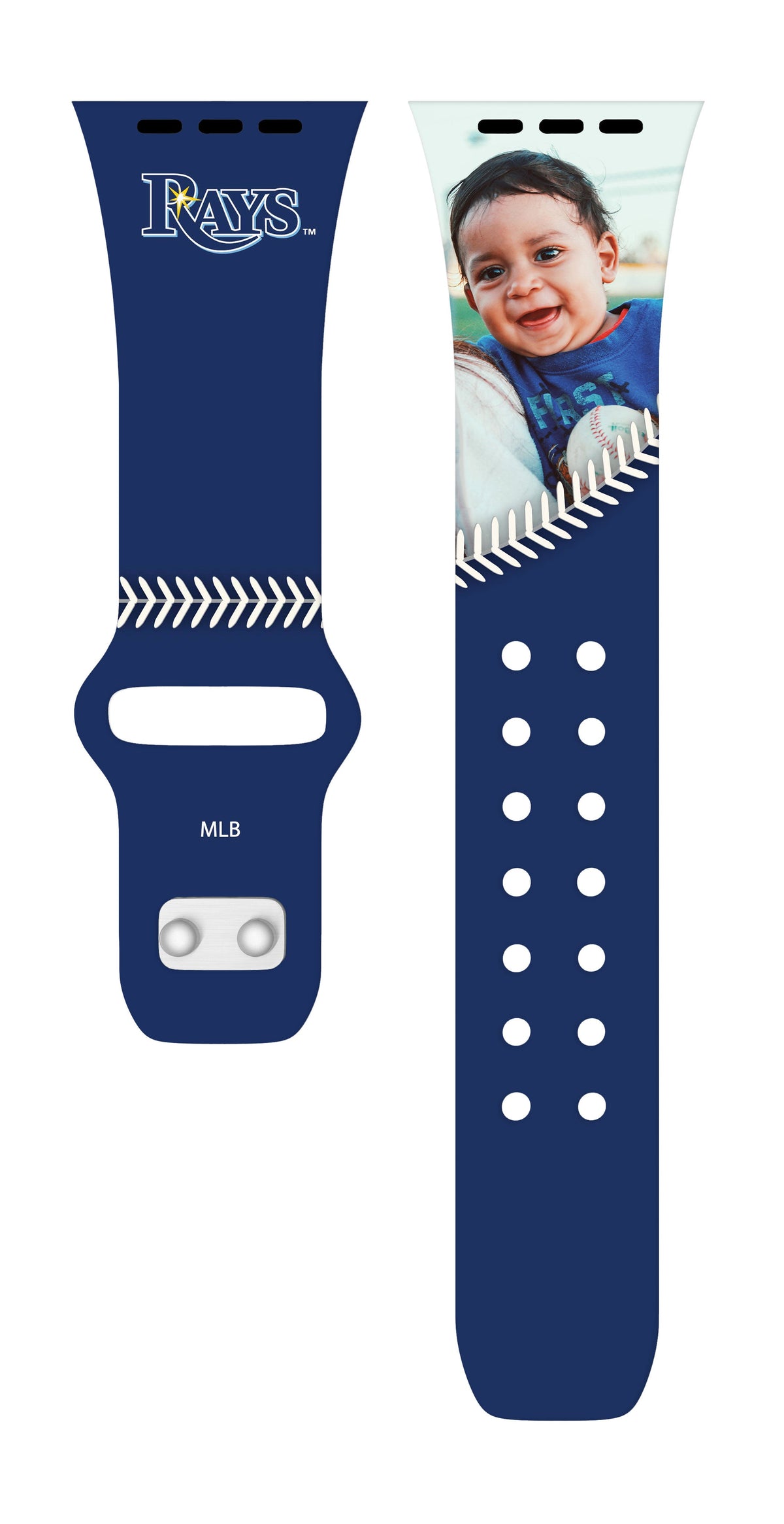 Tampa Bay Rays Custom Photo HD Apple Watch Band