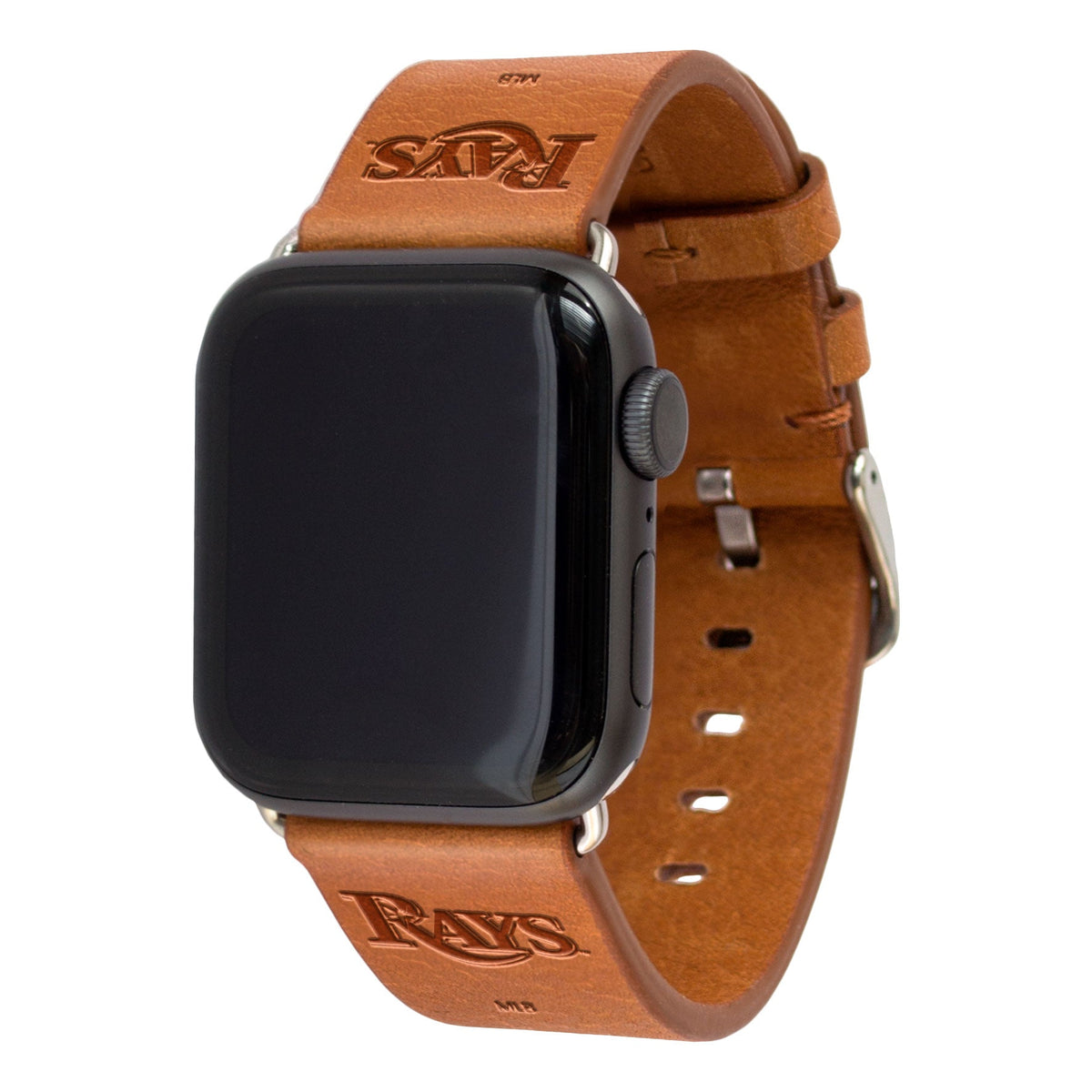 Tampa Bay Rays Leather Band Compatible with Apple Watch - Game Time