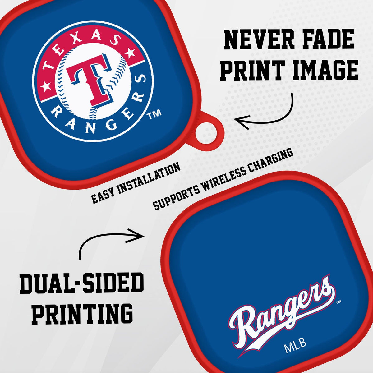 Texas Rangers HDX Samsung Galaxy Buds Pro Case Cover