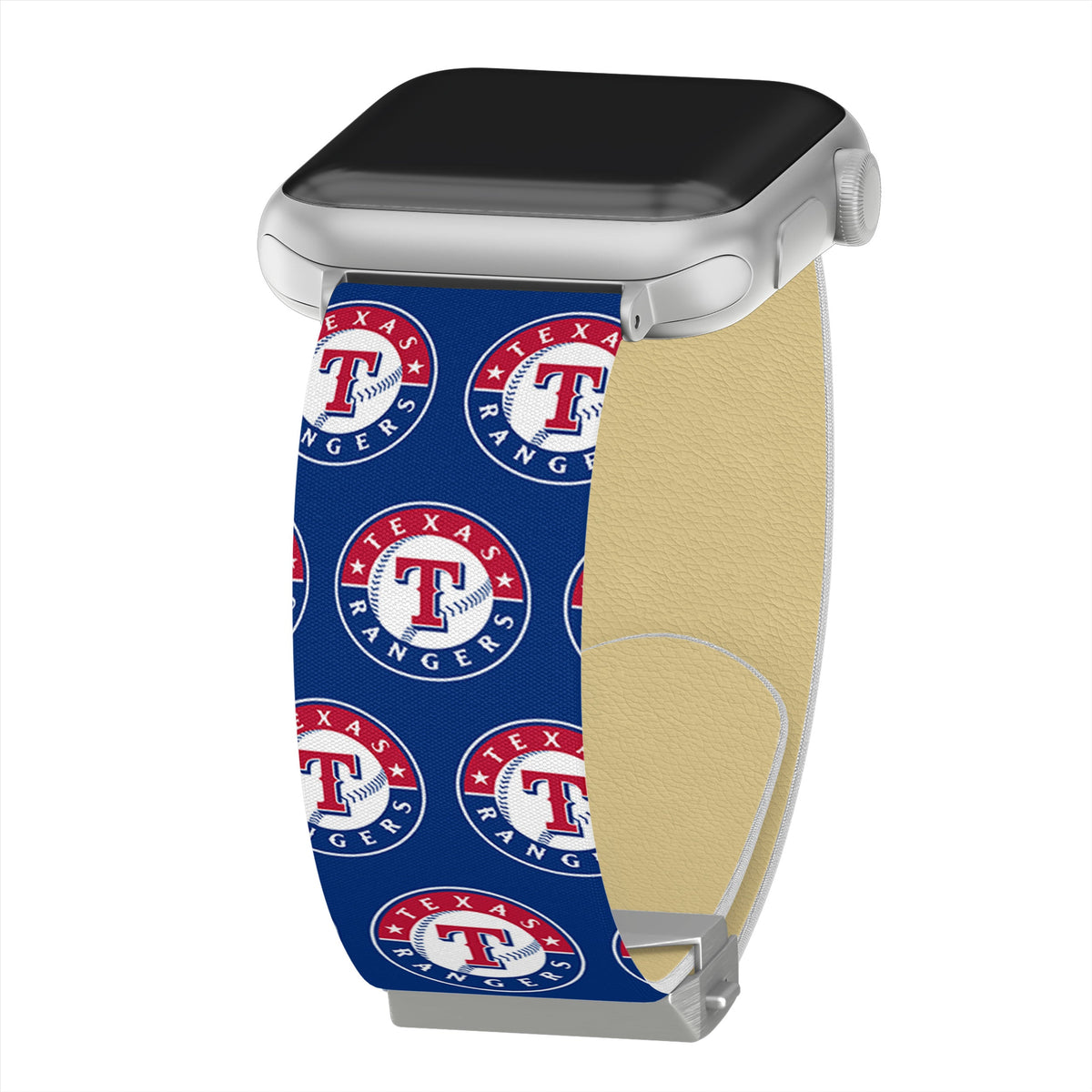 Game Time Texas Rangers Signature Series Apple Watch Band With Engraved Buckle