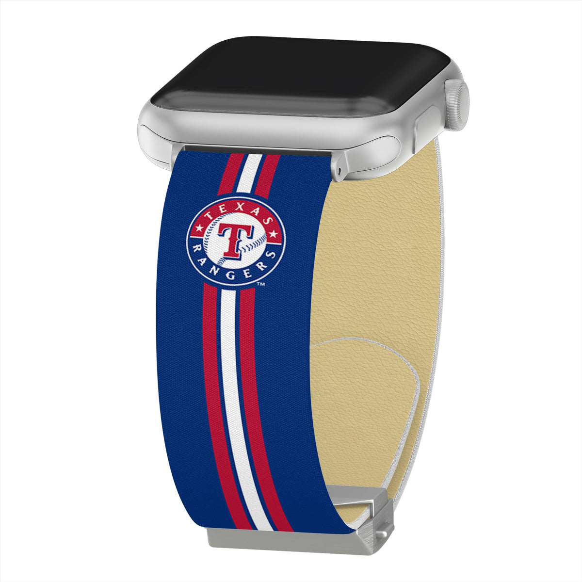 Game Time Texas Rangers Signature Series Apple Watch Band With Engraved Buckle