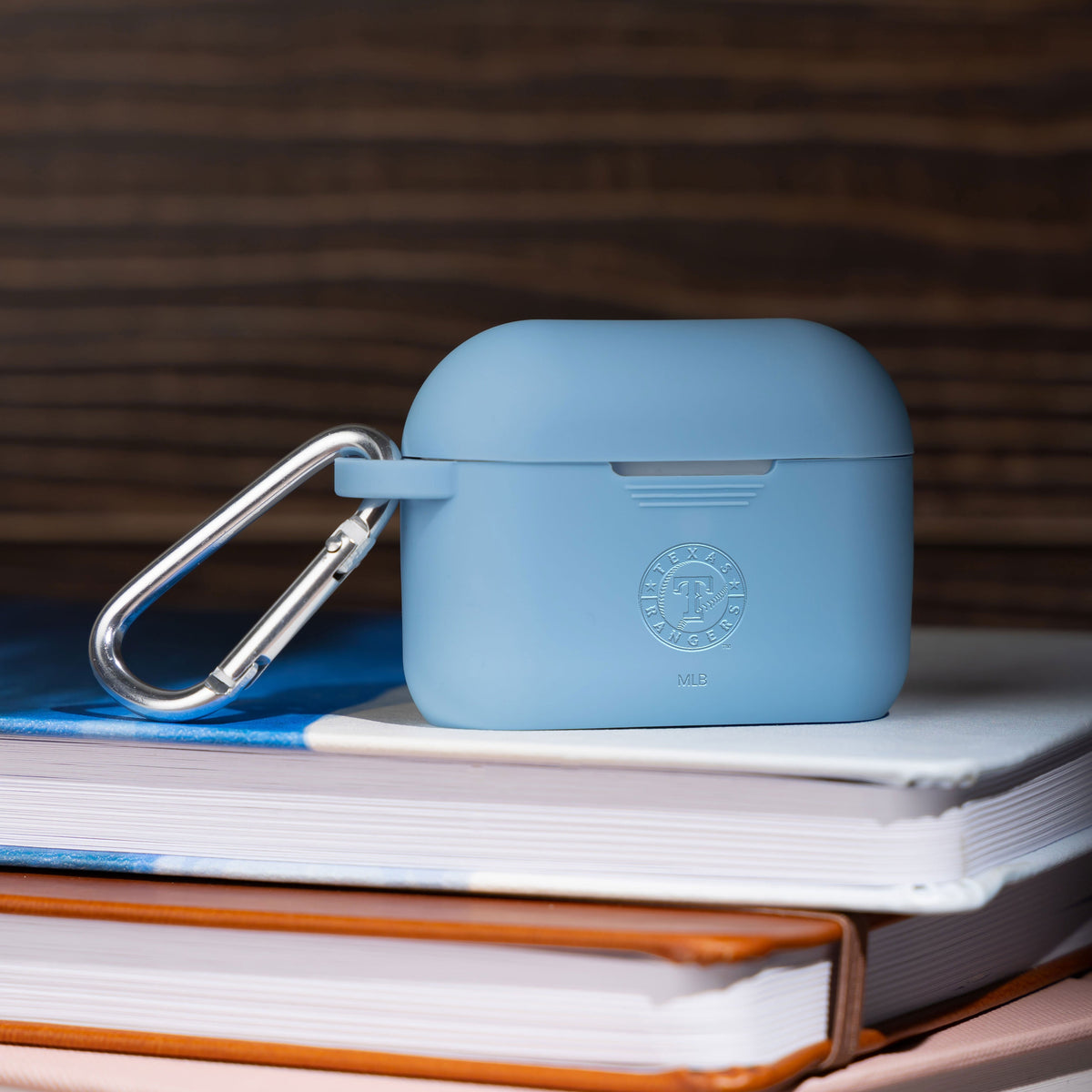 Game Time Texas Rangers Engraved Silicone AirPods Pro Case Cover