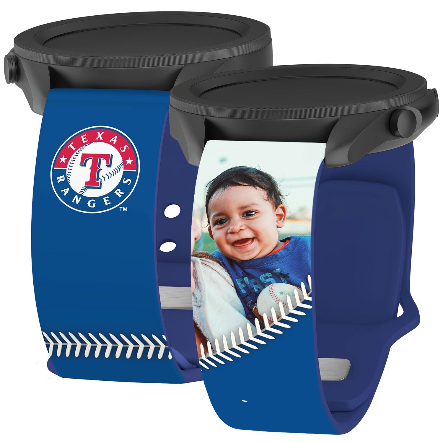 Texas Rangers Custom Photo HD Samsung Galaxy Watch Band