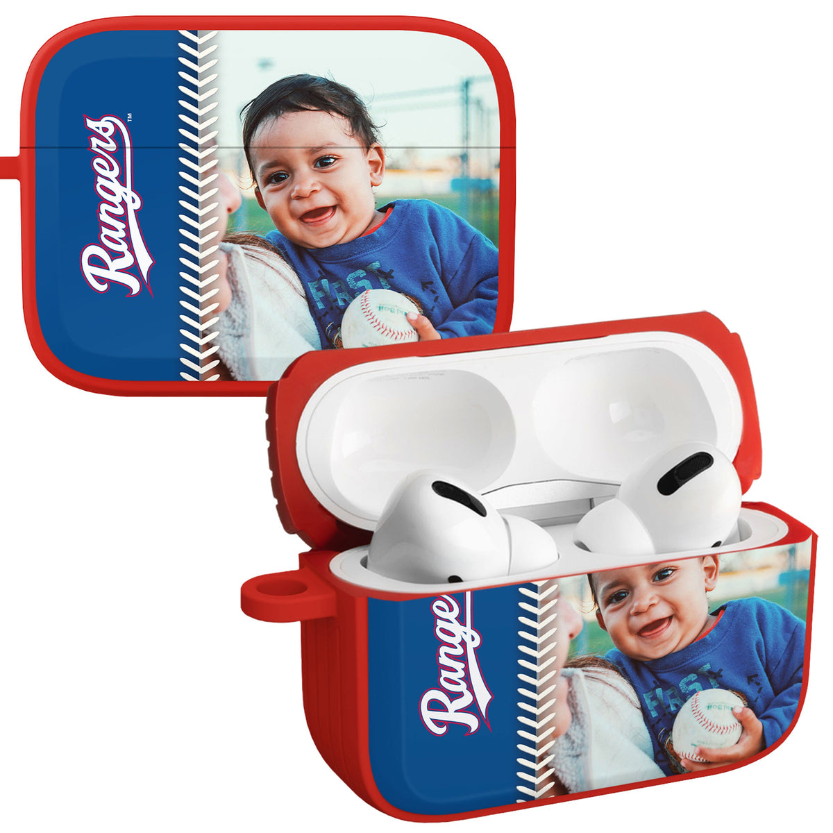 Texas Rangers Custom Photo HDX Apple AirPods Pro Case Cover