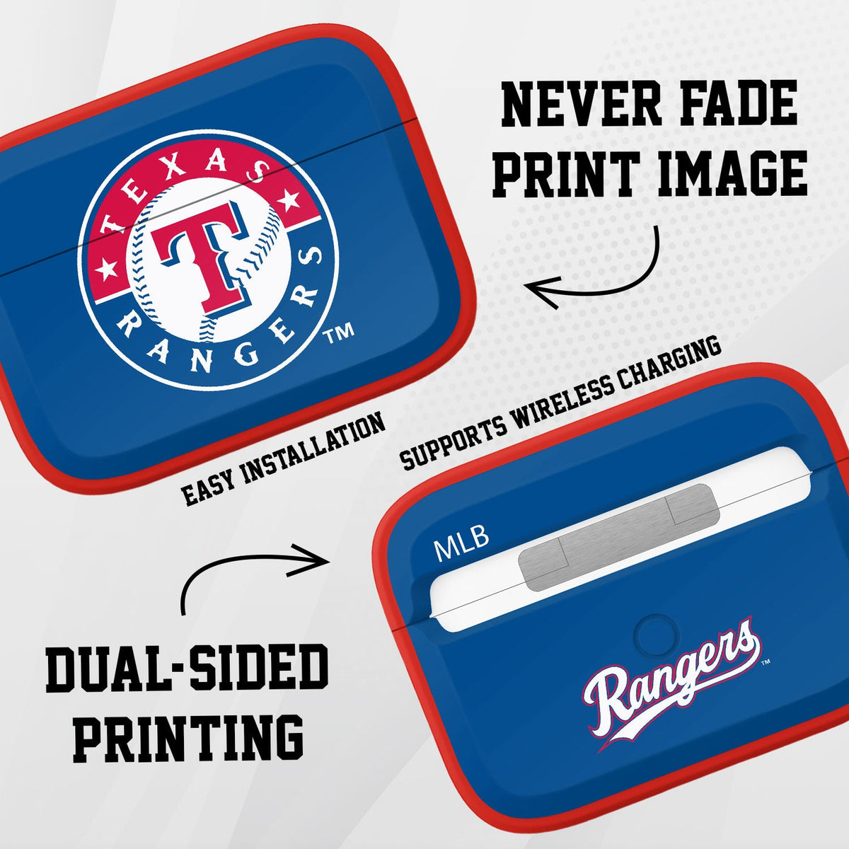 Texas Rangers HDX Apple AirPods Pro Cover