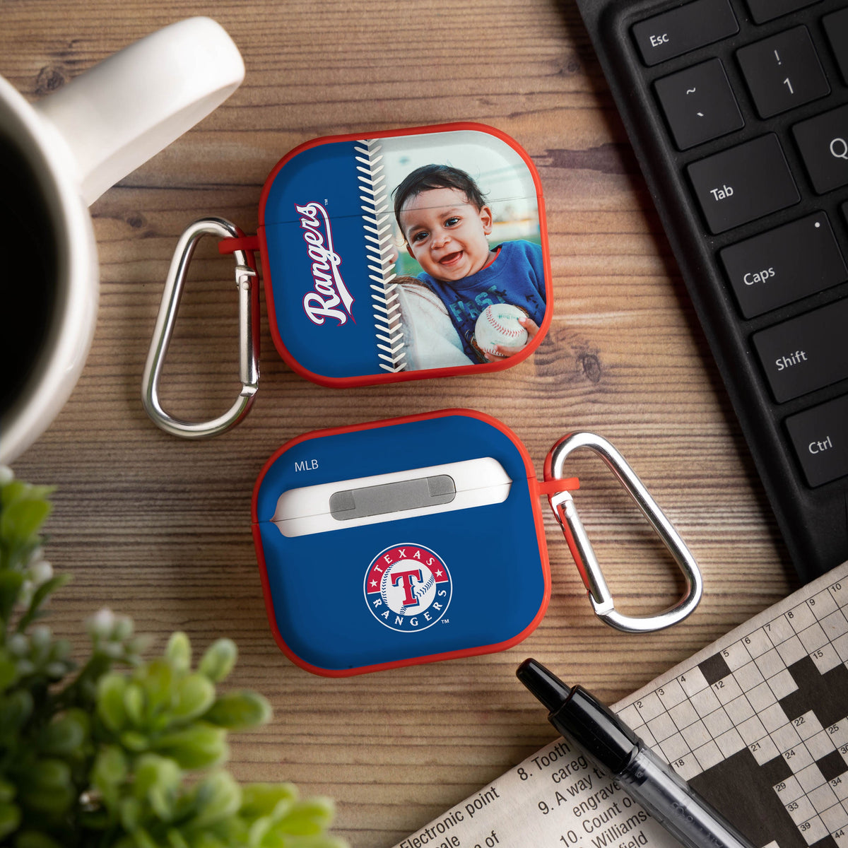 Texas Rangers Custom Photo HDX Apple AirPods Gen 3 Case Cover