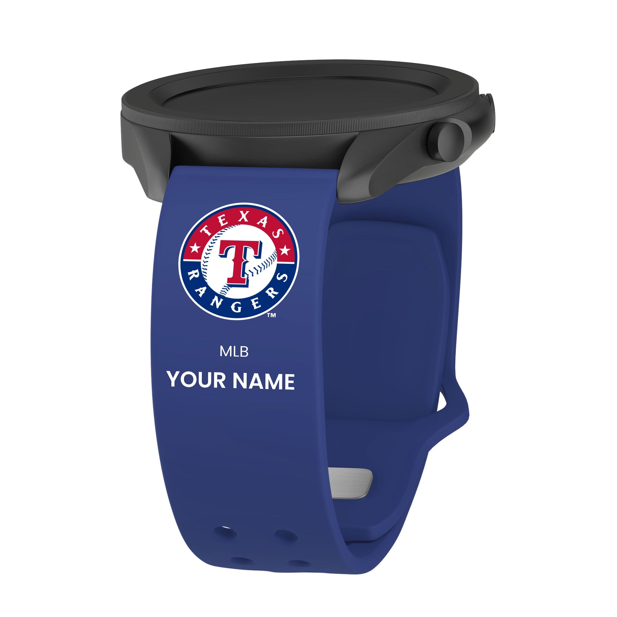 Texas Rangers HD Custom Name Watch Band Compatible with Samsung Galaxy Watch and more