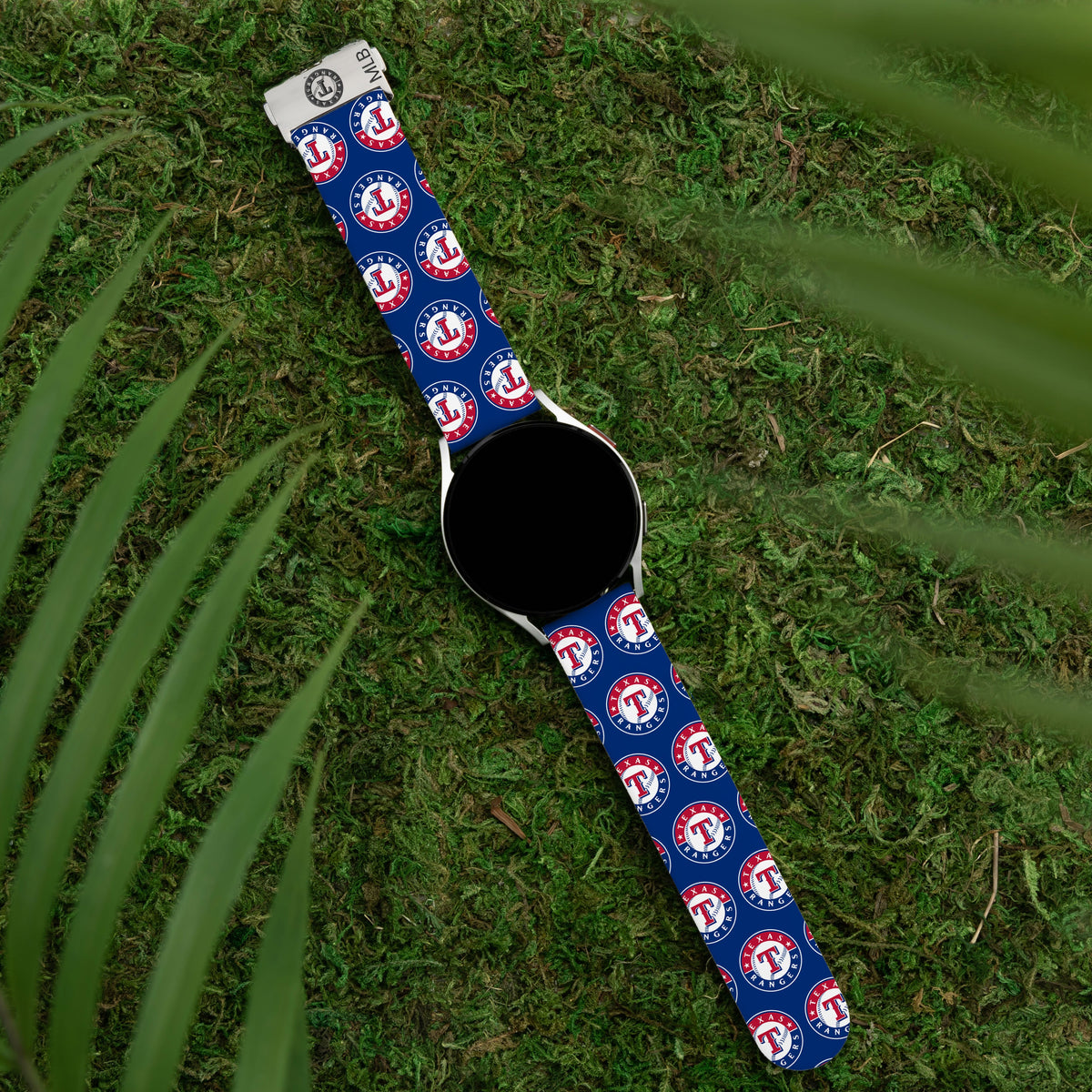 Game Time Texas Rangers Signature Series Quick Change Watch Band With Engraved Buckle