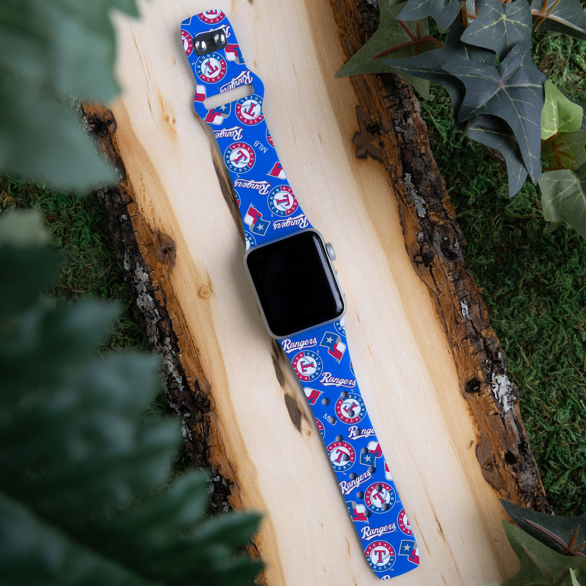 Texas Rangers HD Apple Watch Band