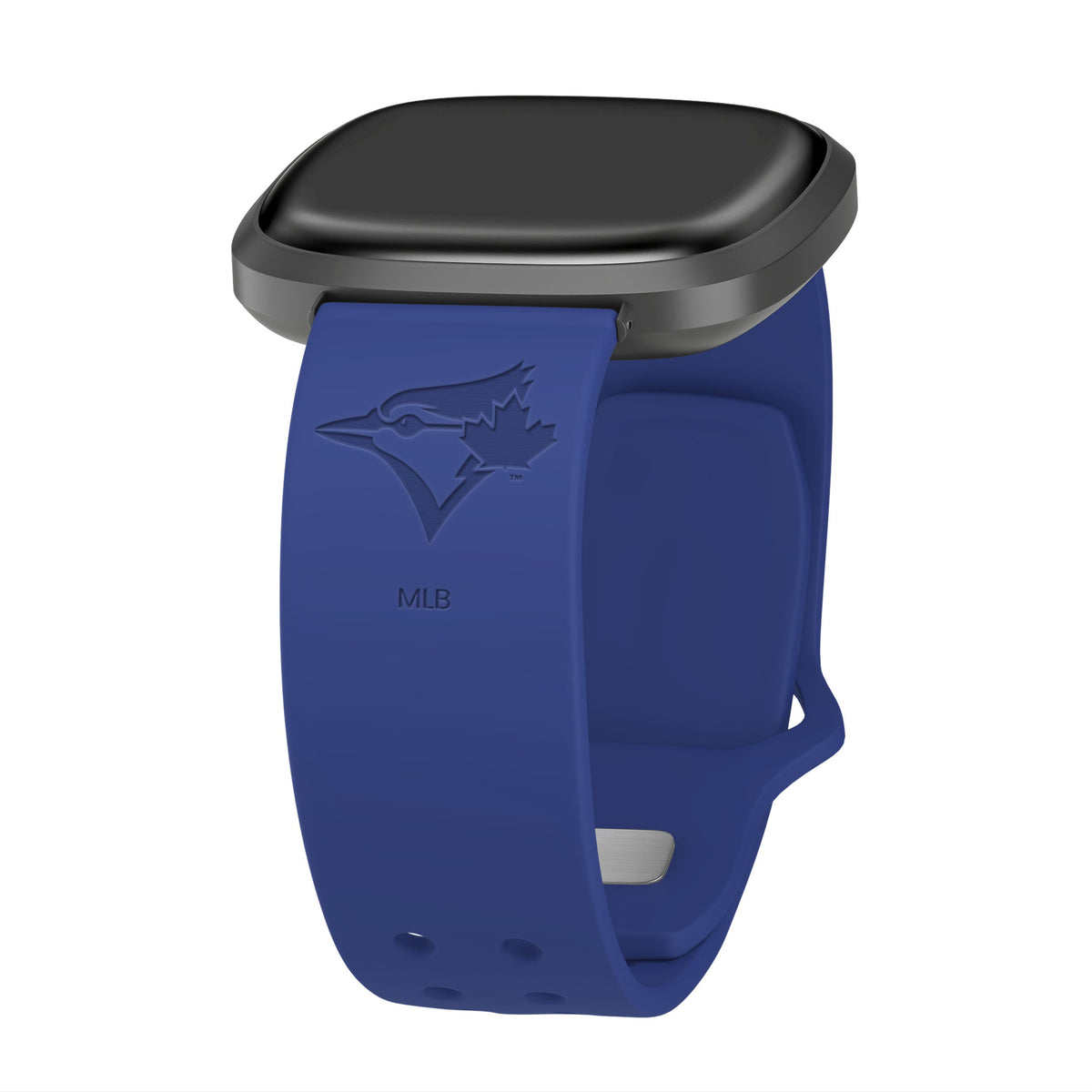 Toronto Blue Jays Fitbit Engraved Silicone Watch Band