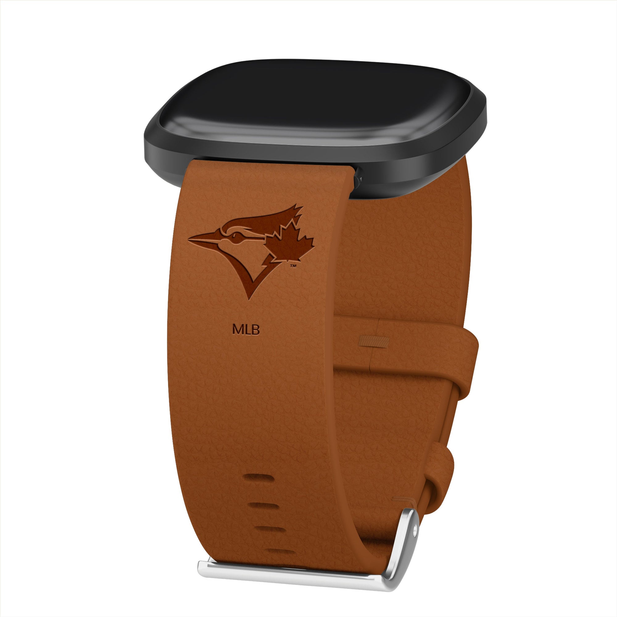 Game Time Toronto Blue Jays Leather Fitbit Watch Band