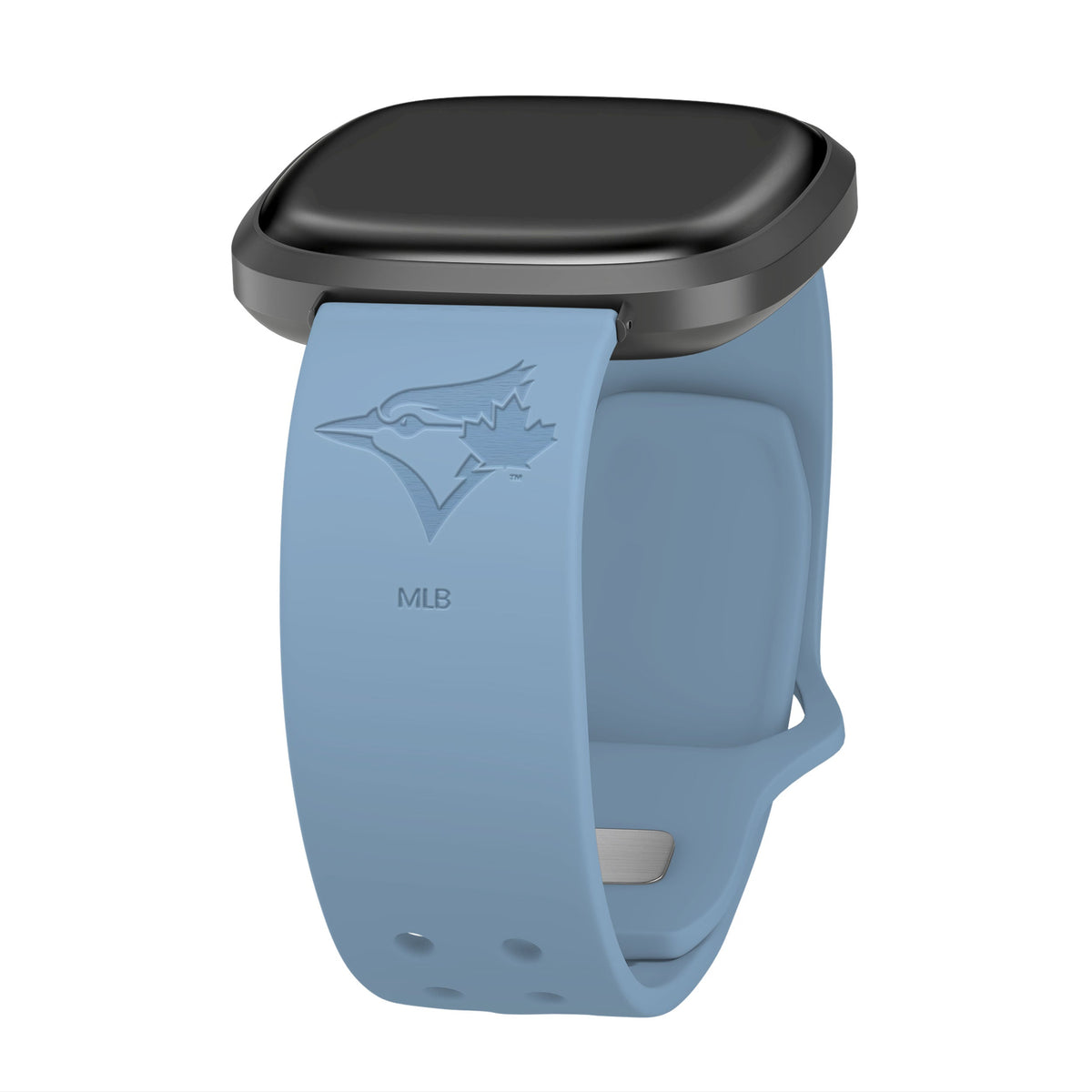 Toronto Blue Jays Fitbit Engraved Silicone Watch Band