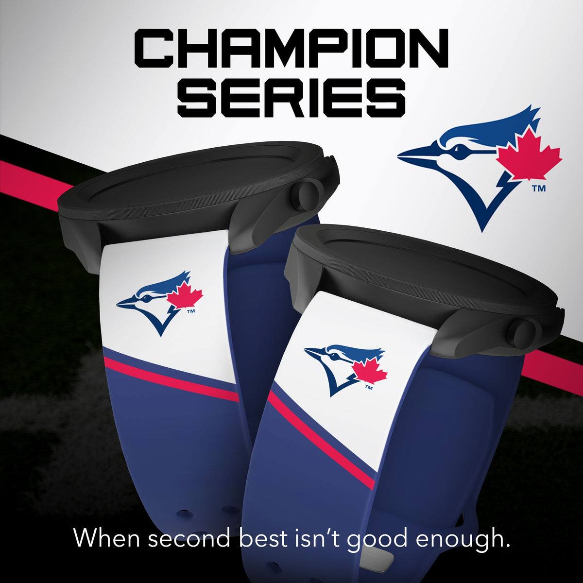 Toronto Blue Jays HD Champion Series Samsung Galaxy Watch Band