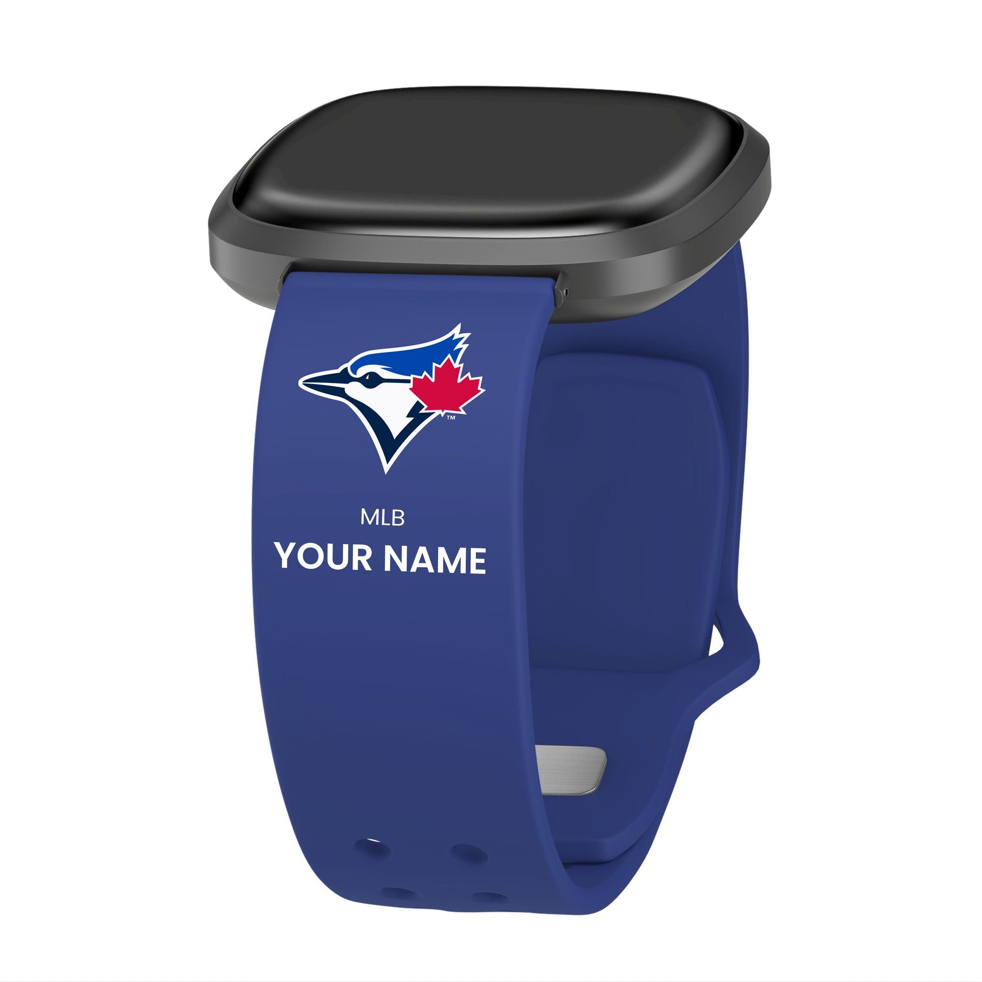 Toronto Blue Jays HD Custom Name Watch Band Compatible with Fitbit Versa 3 and Sense