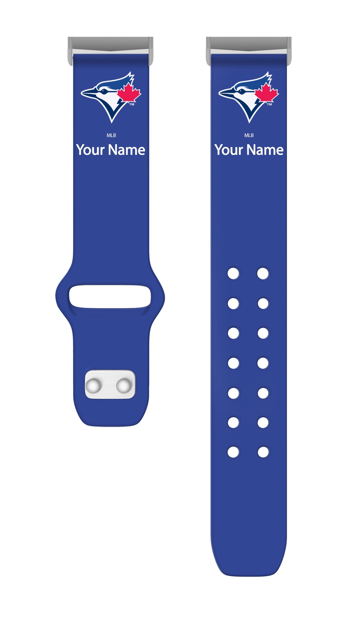 Toronto Blue Jays HD Custom Name Watch Band Compatible with Fitbit Versa 3 and Sense
