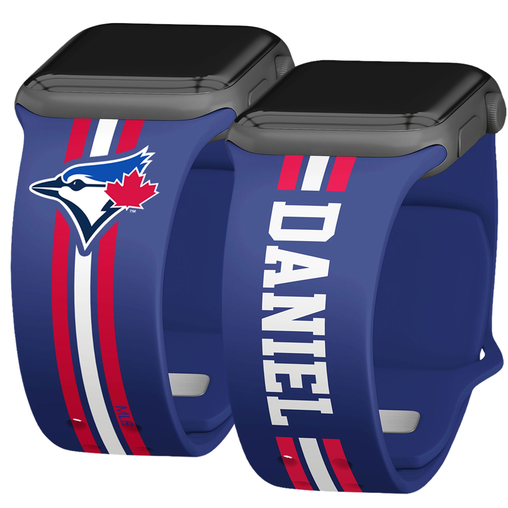 Toronto Blue Jays Custom Name HD Apple Watch Band