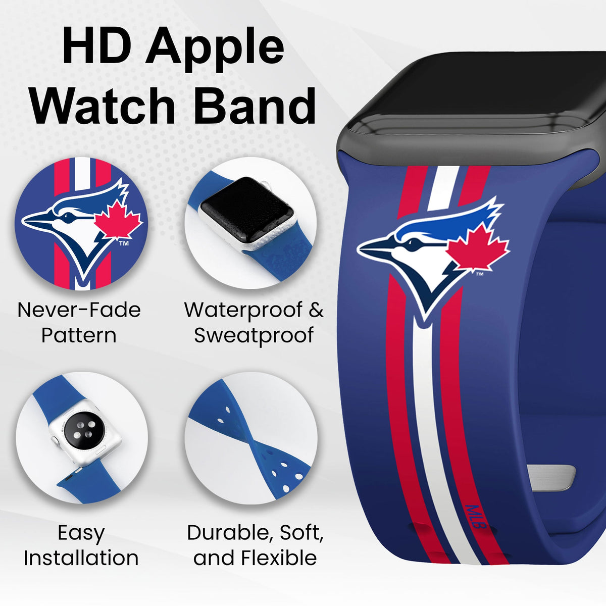 Toronto Blue Jays HD Apple Watch Band