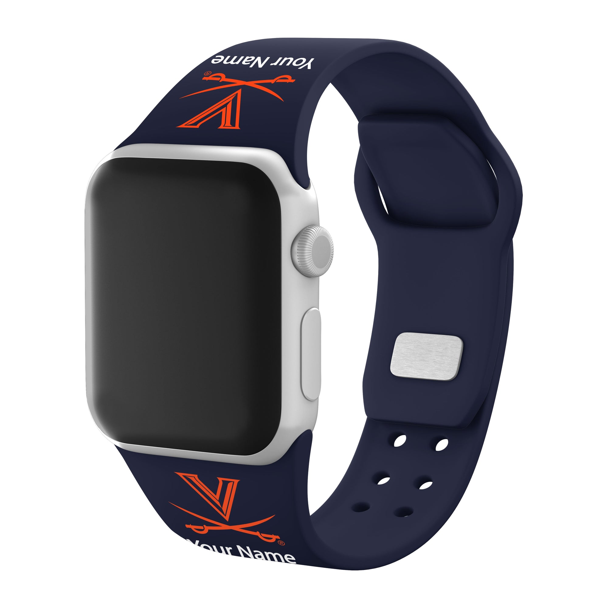 Virginia Cavaliers Custom Name HD Apple Watch Band