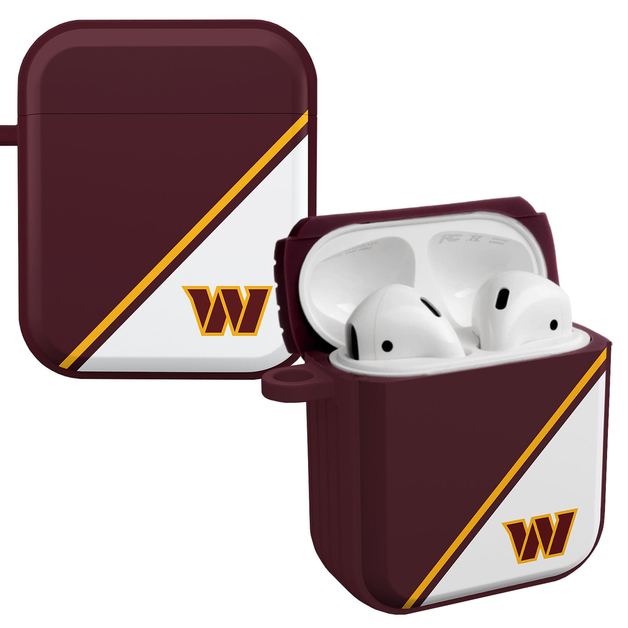 Washington Commanders HDX Champion Series Apple AirPods Gen 1 & 2 Case Cover