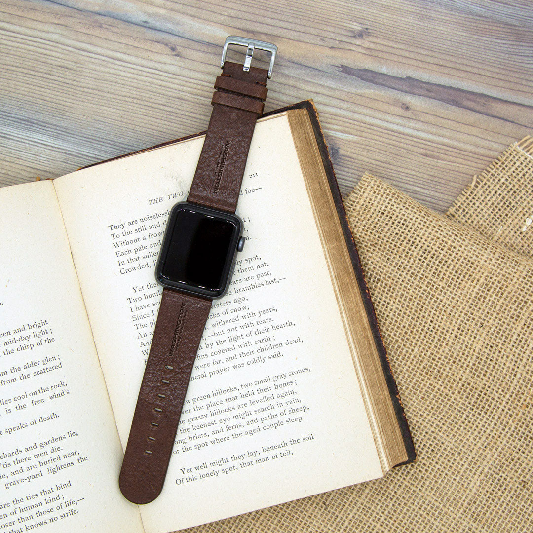 Washington Football Team Leather Apple Watch Band - AffinityBands