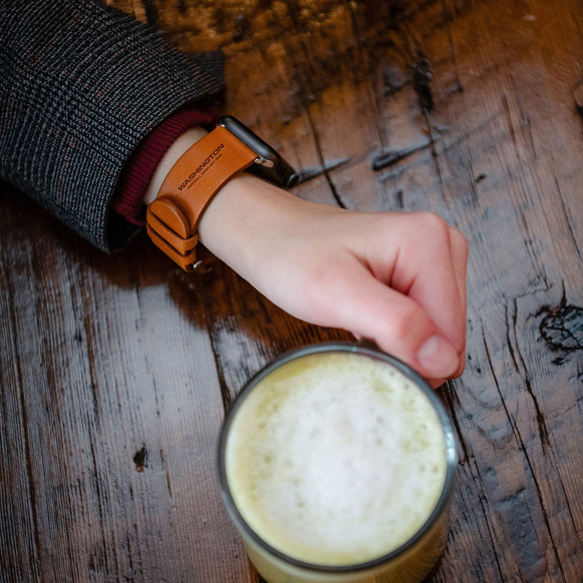 Washington Football Team Leather Apple Watch Band - AffinityBands